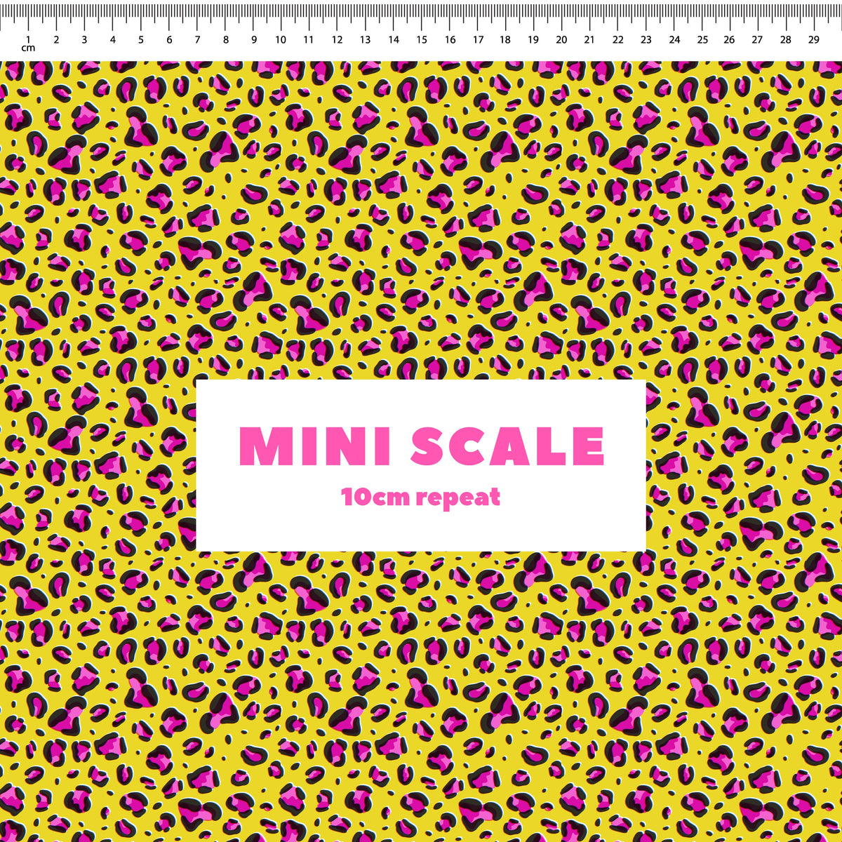 Leopard (Yellow) Preorder Fabric by Sue-Ching Lascelles