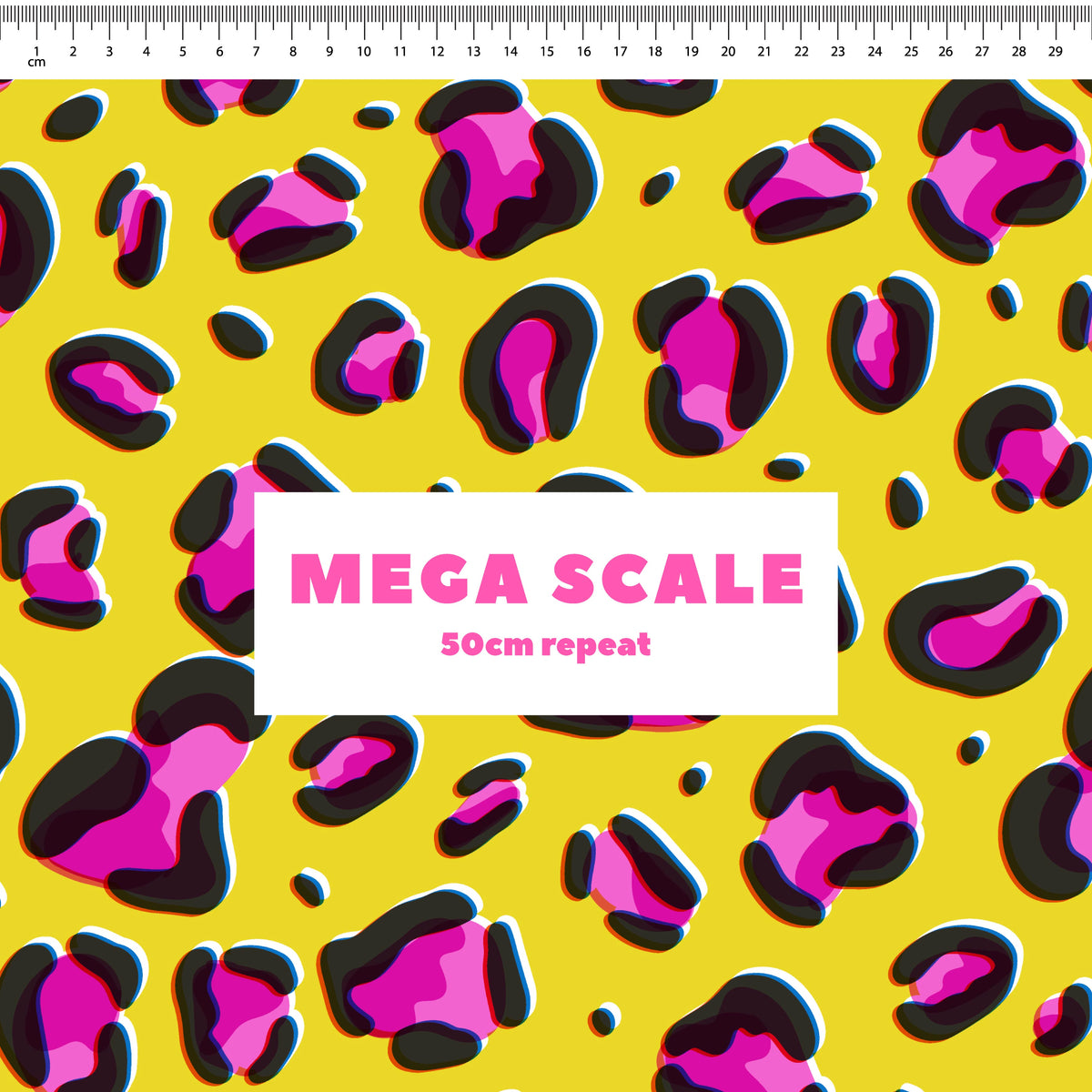Leopard (Yellow) Preorder Fabric by Sue-Ching Lascelles