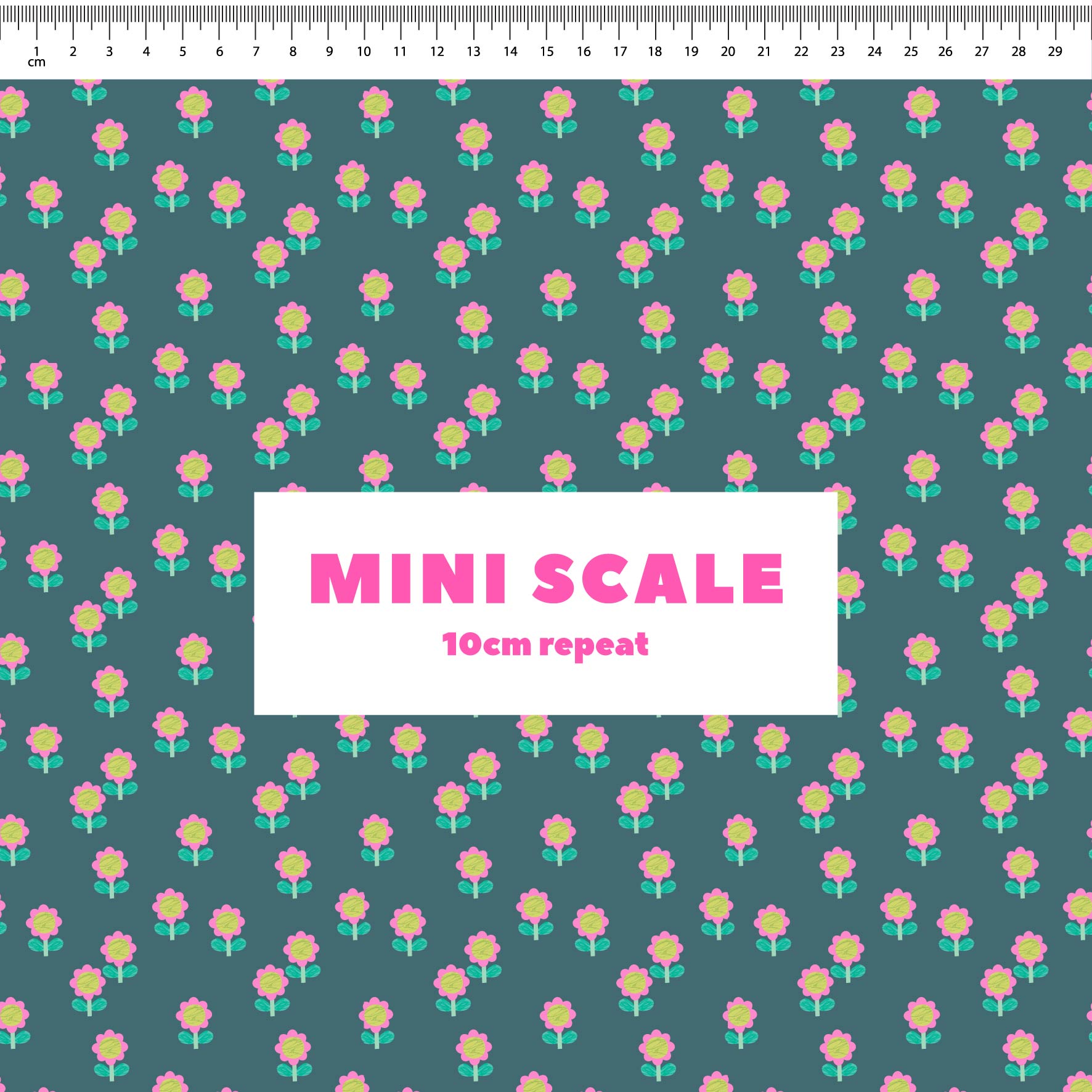 Little Flowers (Dusty Green) Preorder Fabric by New Kid Club