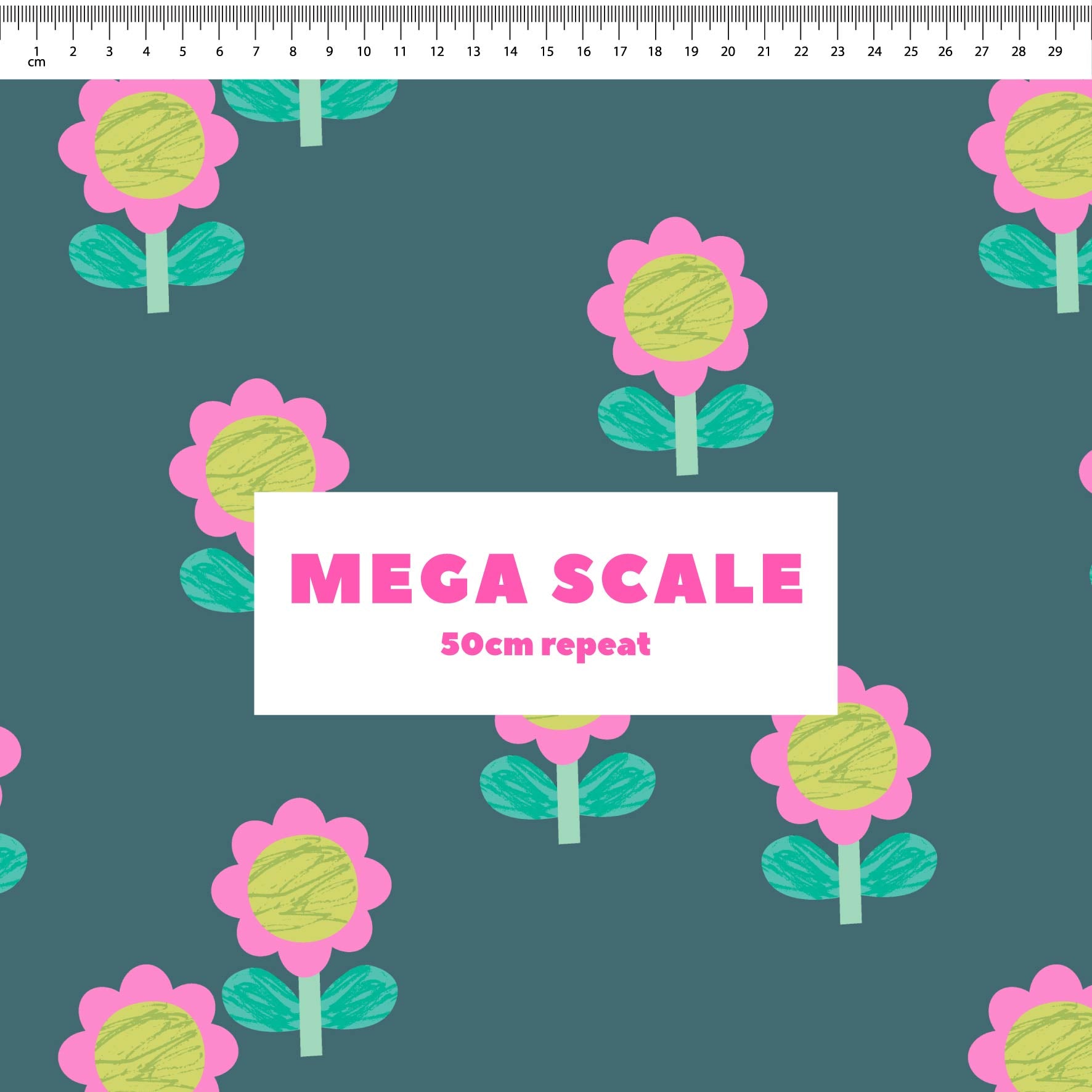 Little Flowers (Dusty Green) Preorder Fabric by New Kid Club