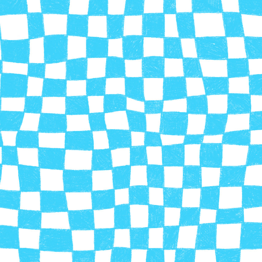Preorder: Melted Checkers (Light Blue)