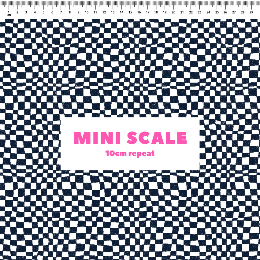 Preorder: Melted Checkers (Navy)