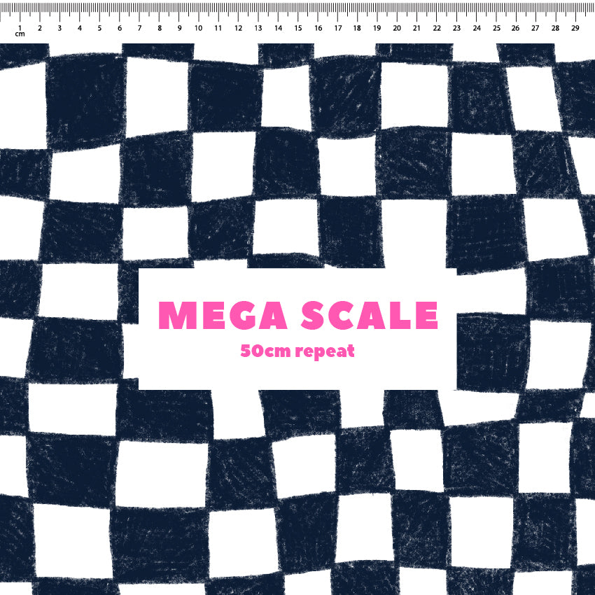 Preorder: Melted Checkers (Navy)