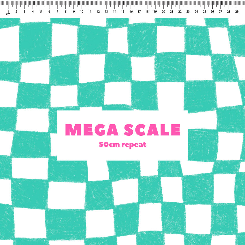 Preorder: Melted Checkers (Teal)