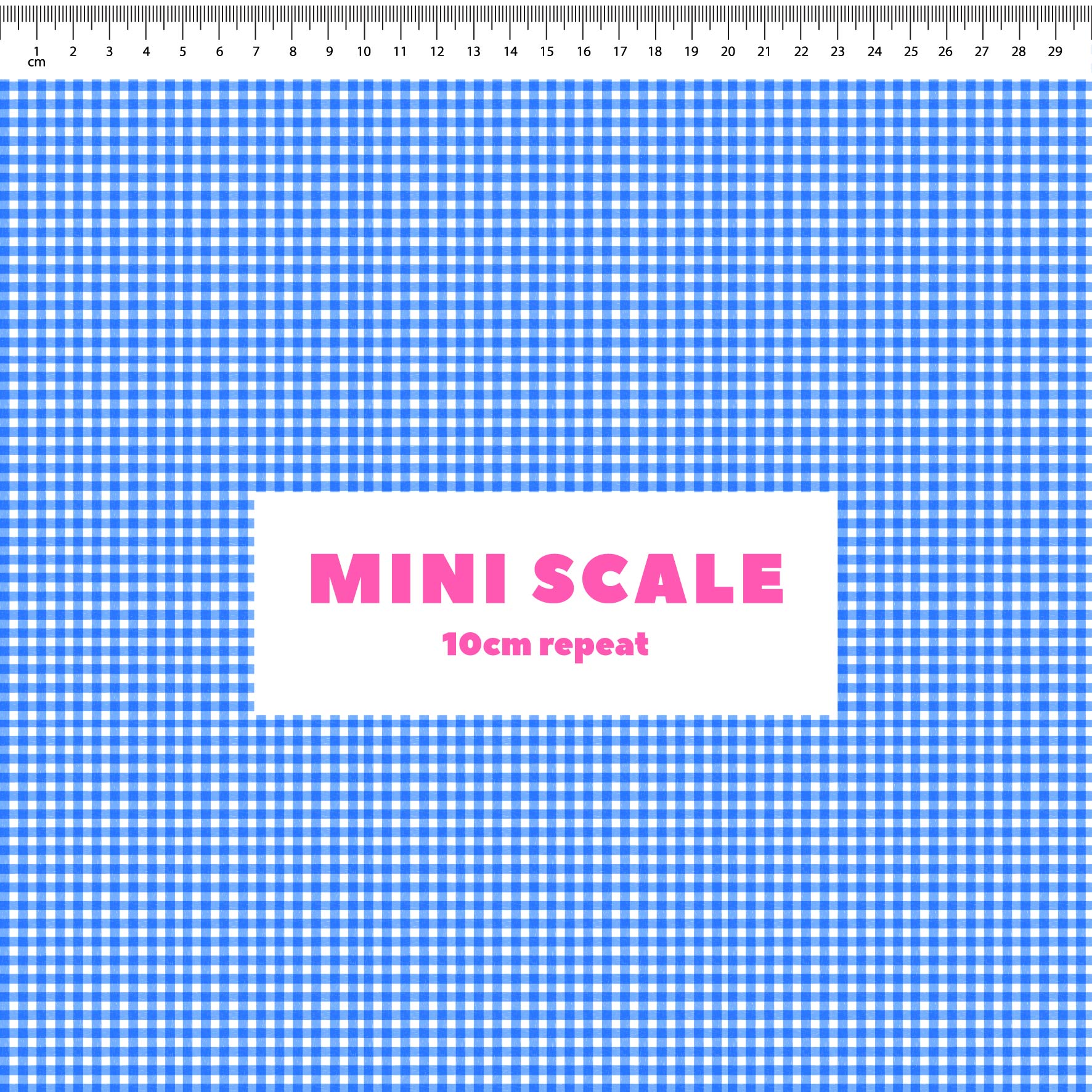 Preorder: Micro Gingham (Blue)