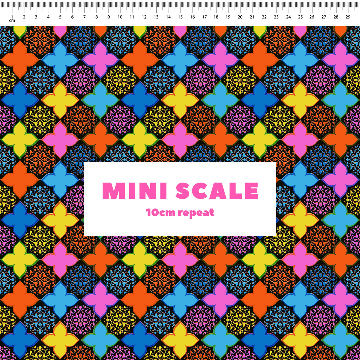 Midnight Clovers Preorder Fabric by Sue-Ching Lascelles