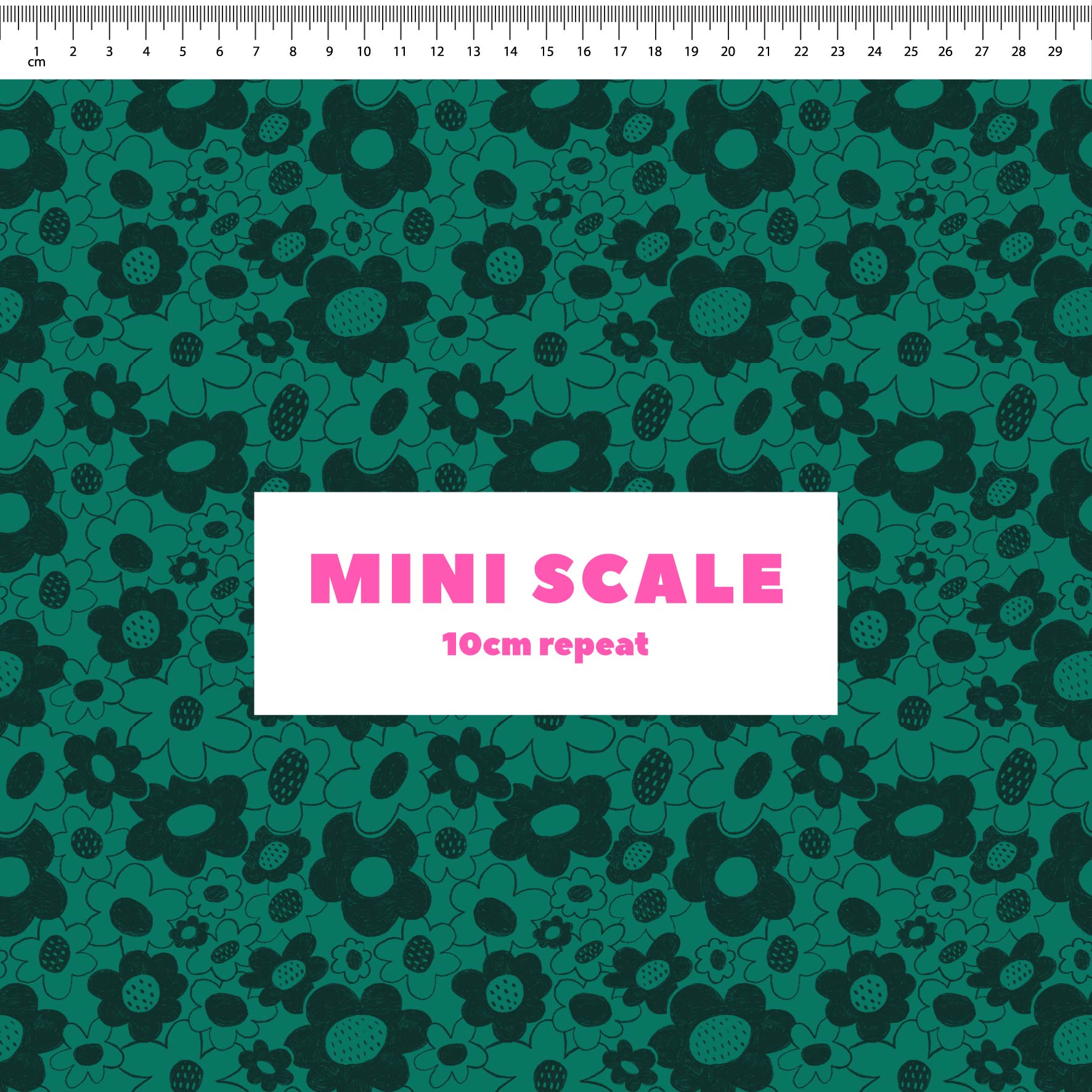 Preorder: Monochrome Blooms (Green Reversed)