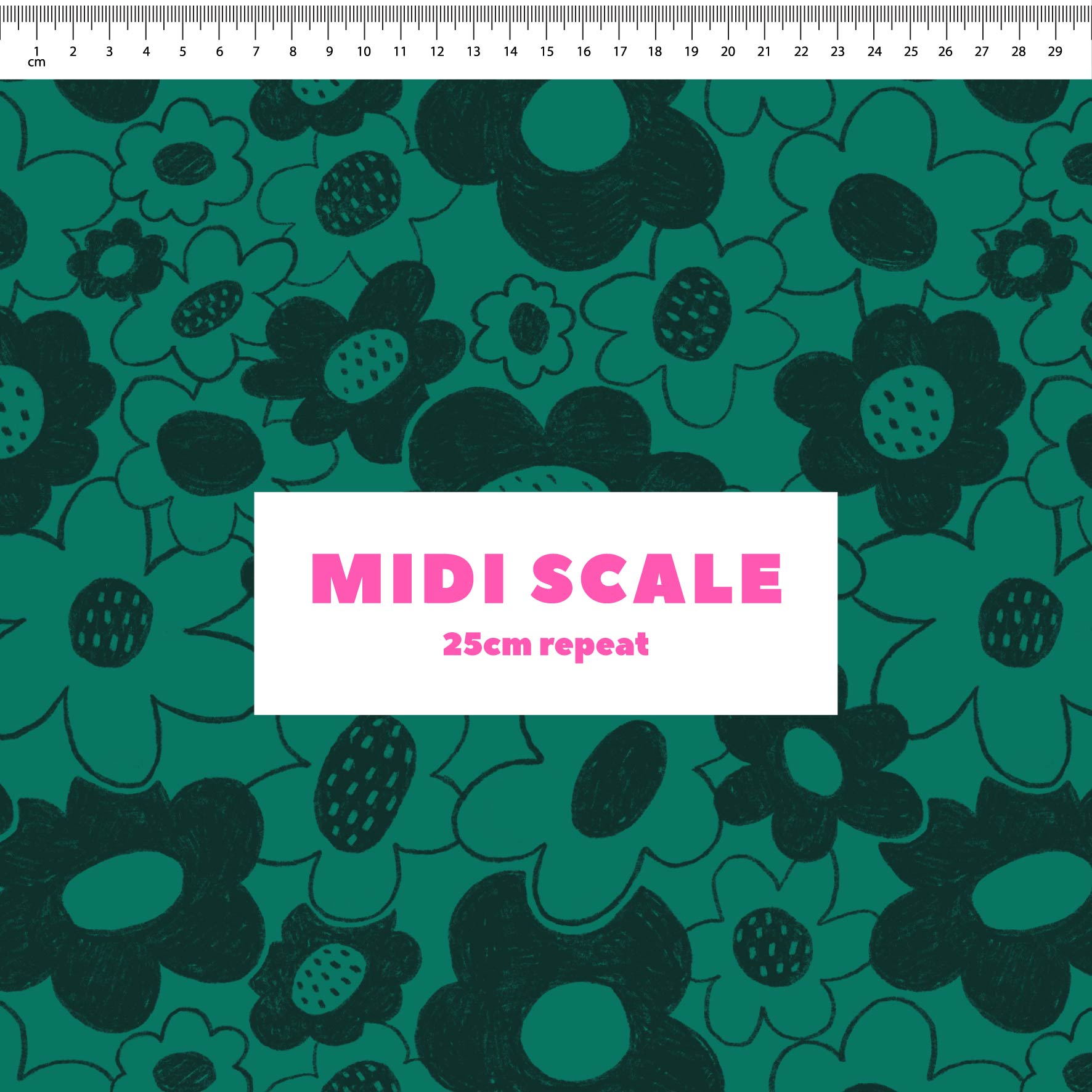 Preorder: Monochrome Blooms (Green Reversed)