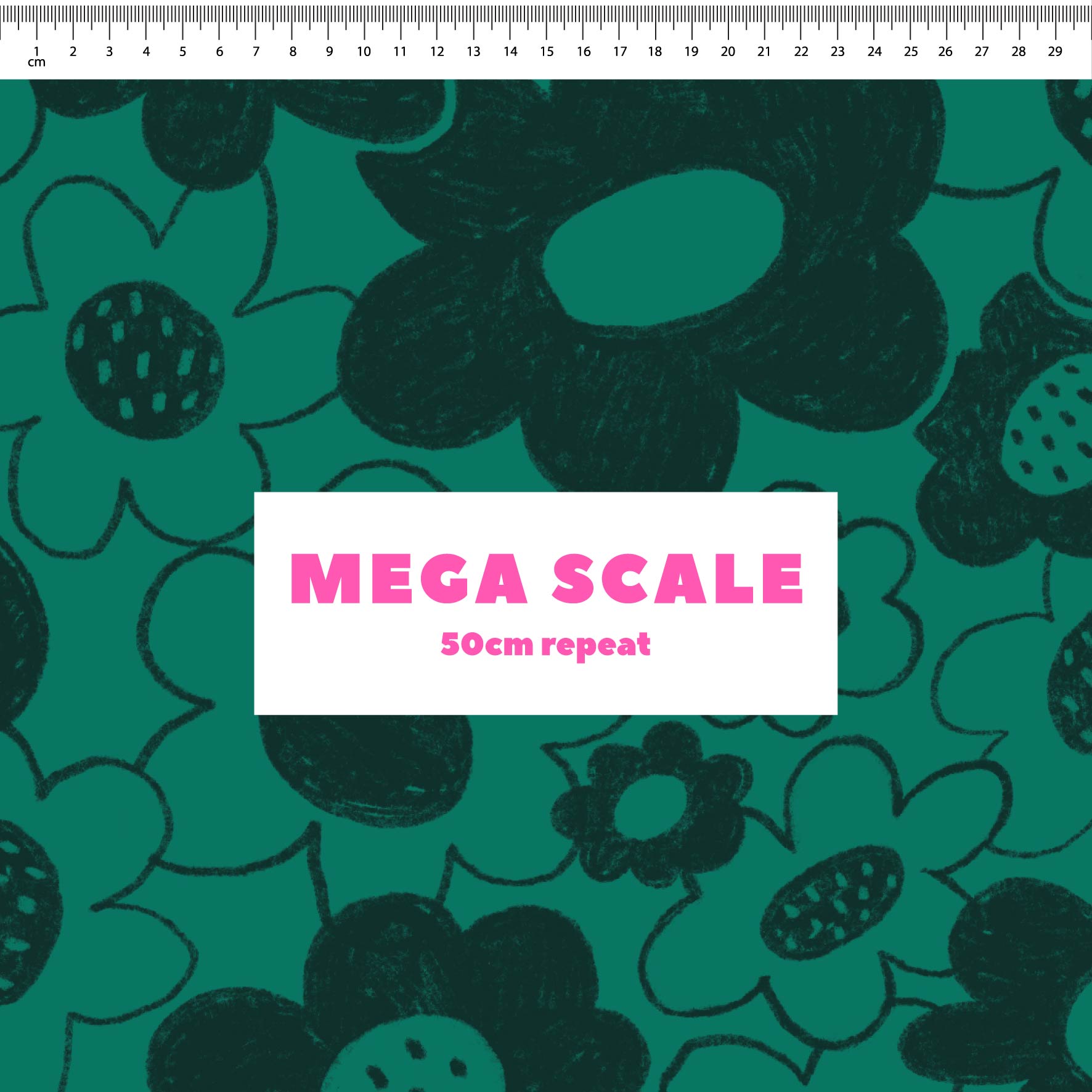 Preorder: Monochrome Blooms (Green Reversed)