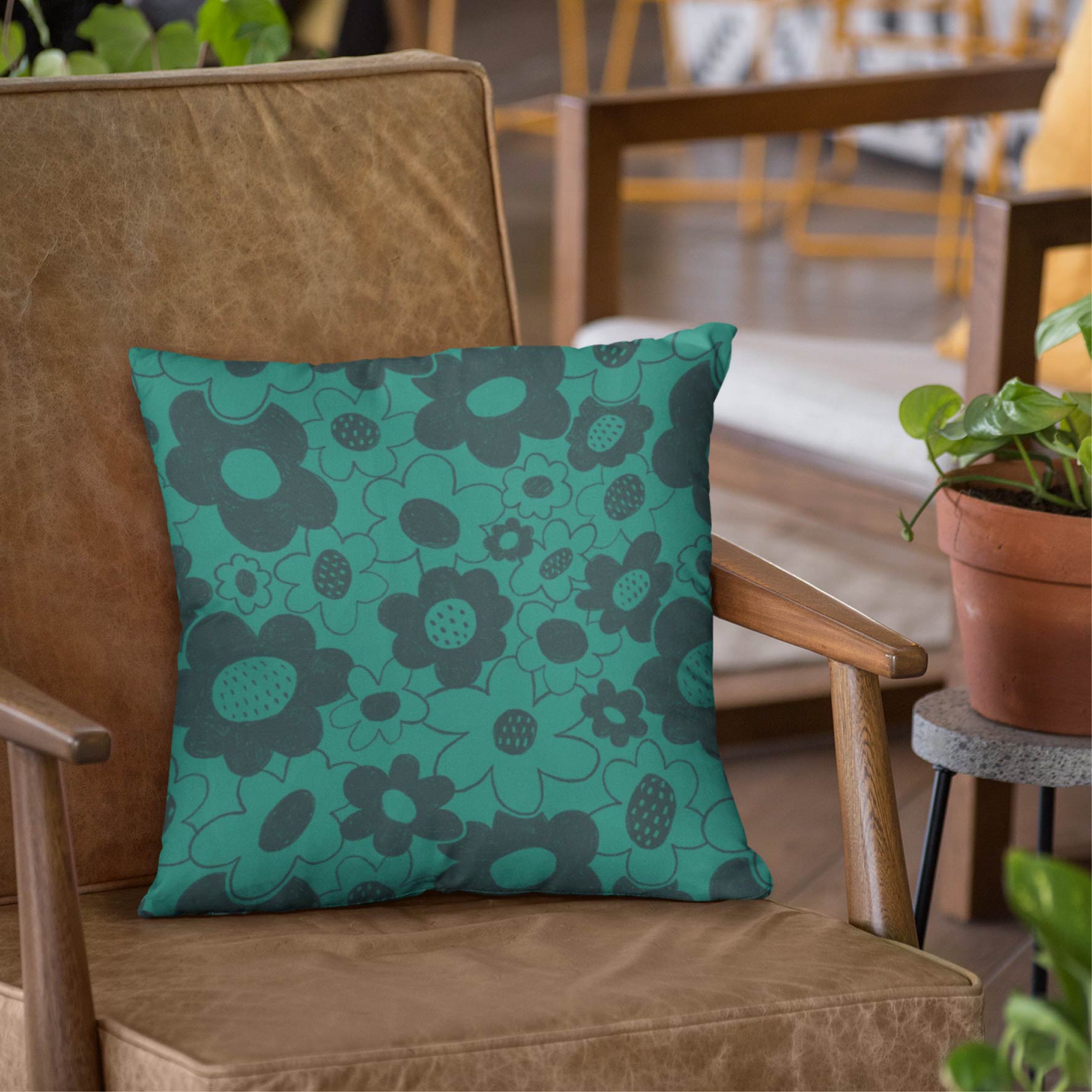 Preorder: Monochrome Blooms (Green Reversed)