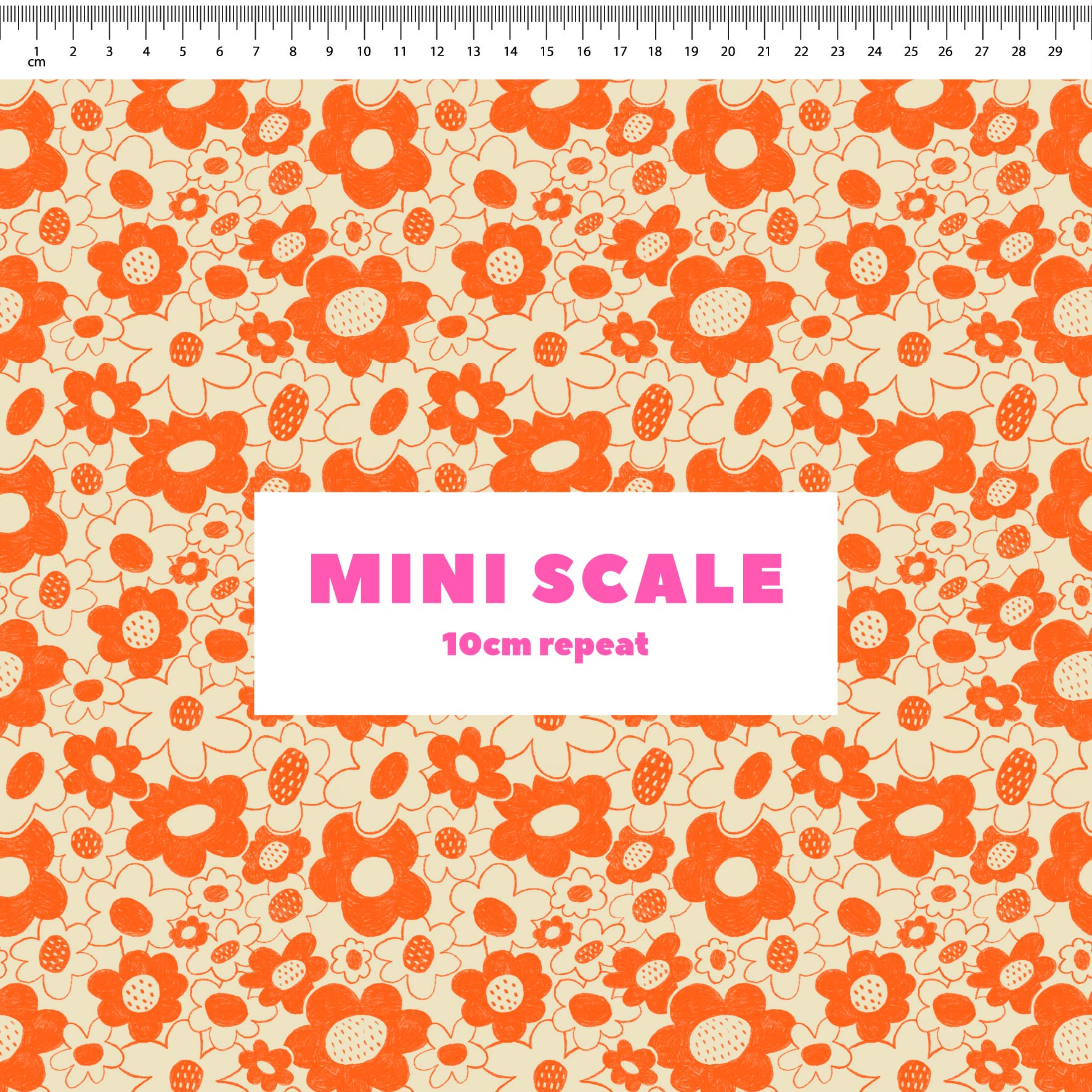 Preorder: Monochrome Blooms (Orange Reversed)
