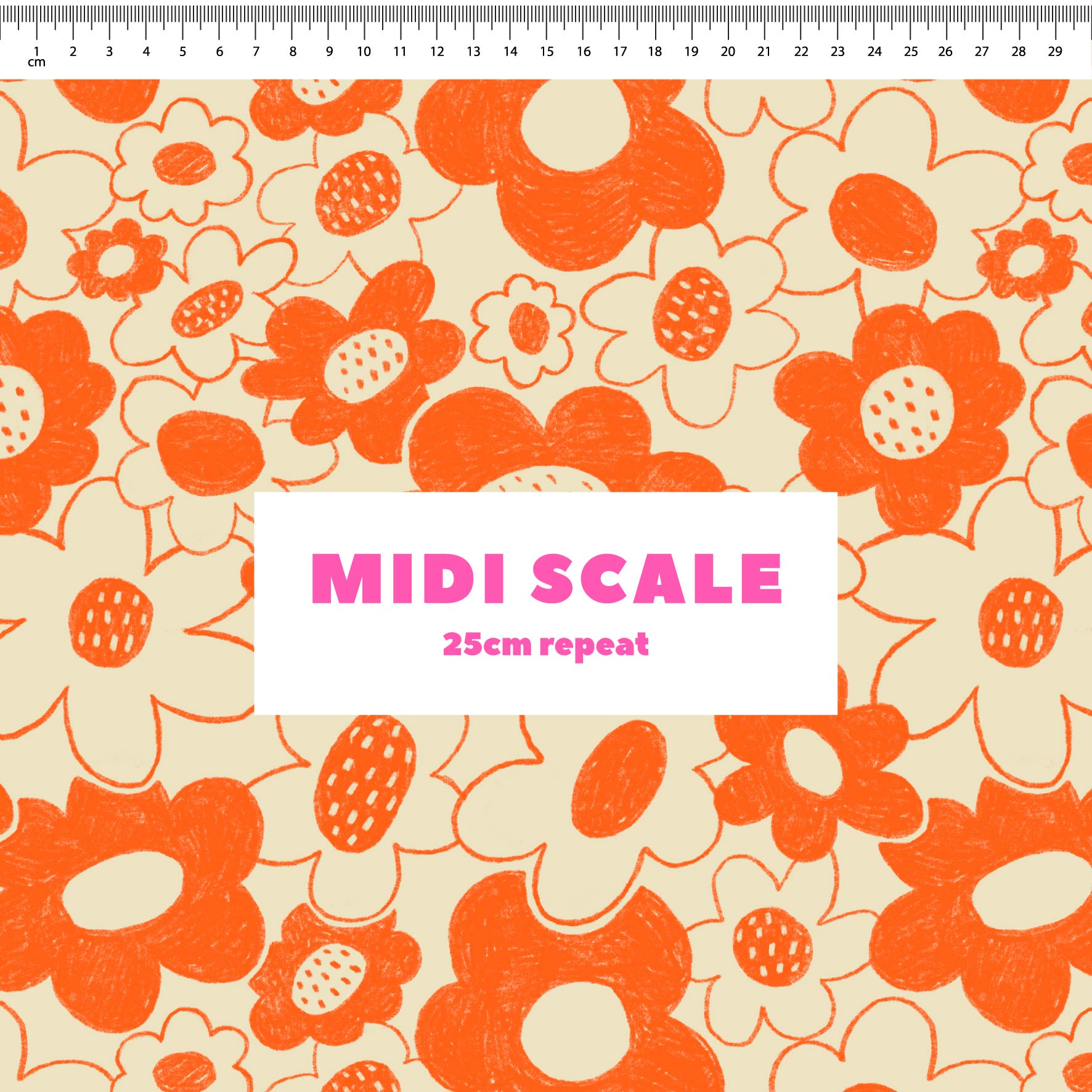 Preorder: Monochrome Blooms (Orange Reversed)