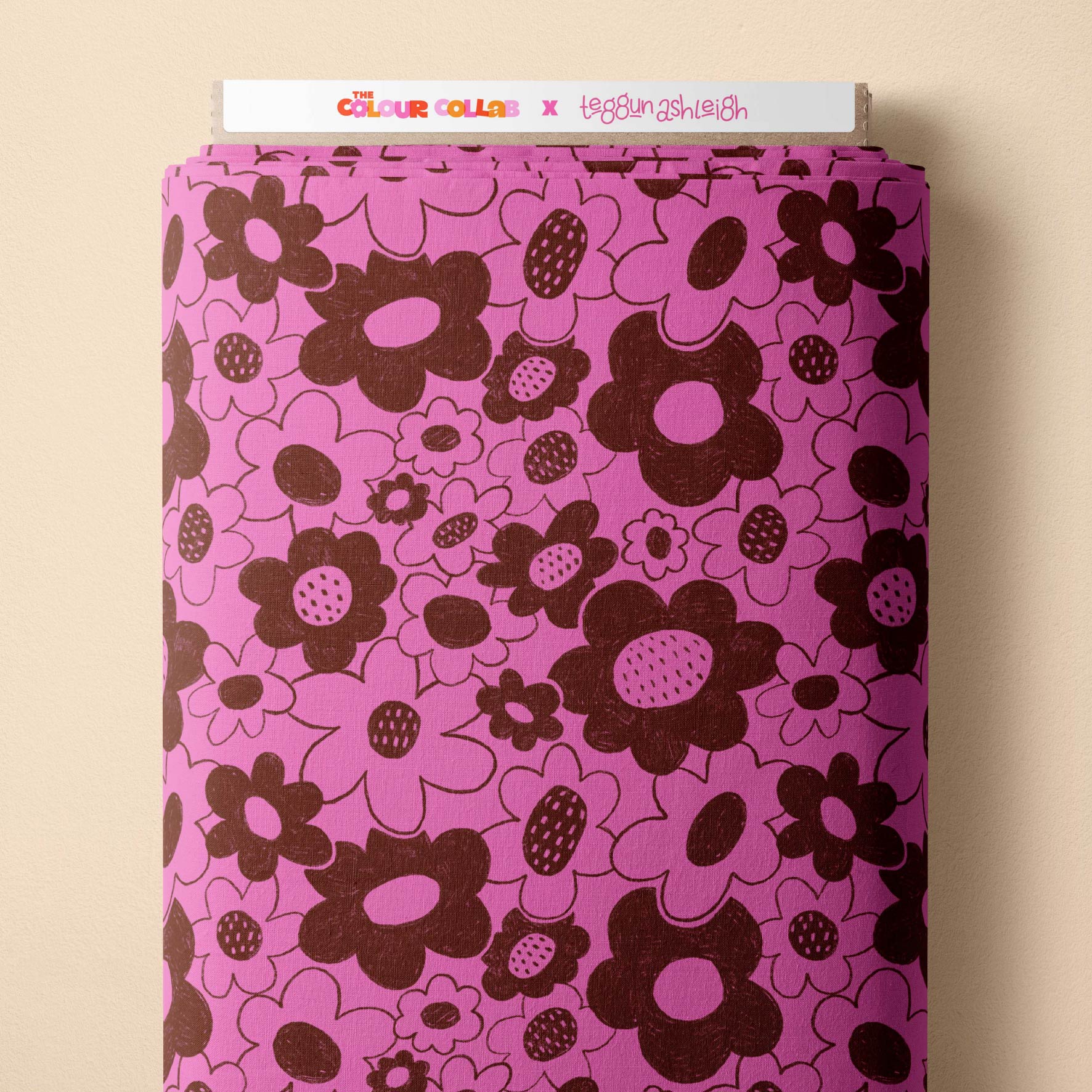 Preorder: Monochrome Blooms (Pink Reversed)
