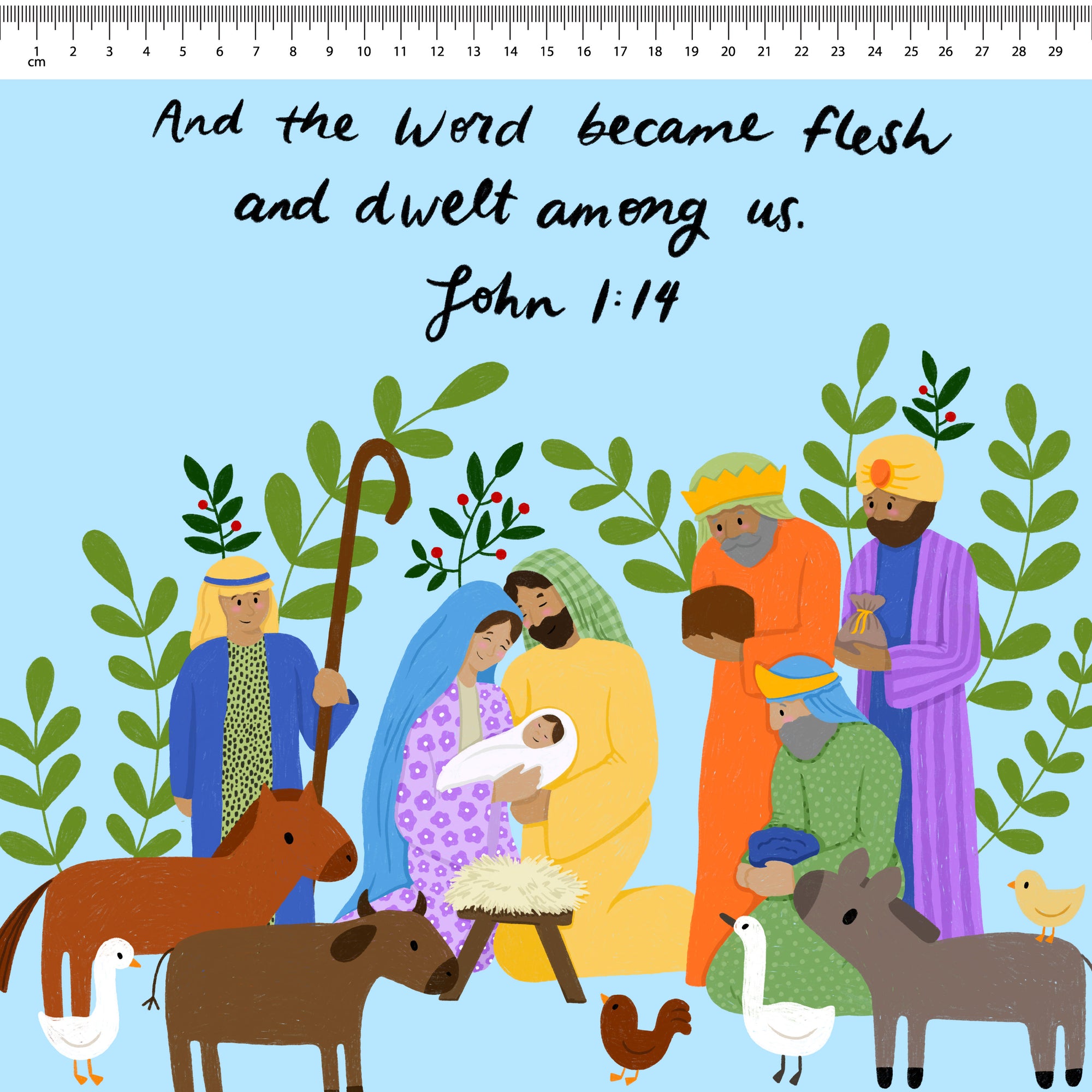Nativity Panel Preorder Fabric