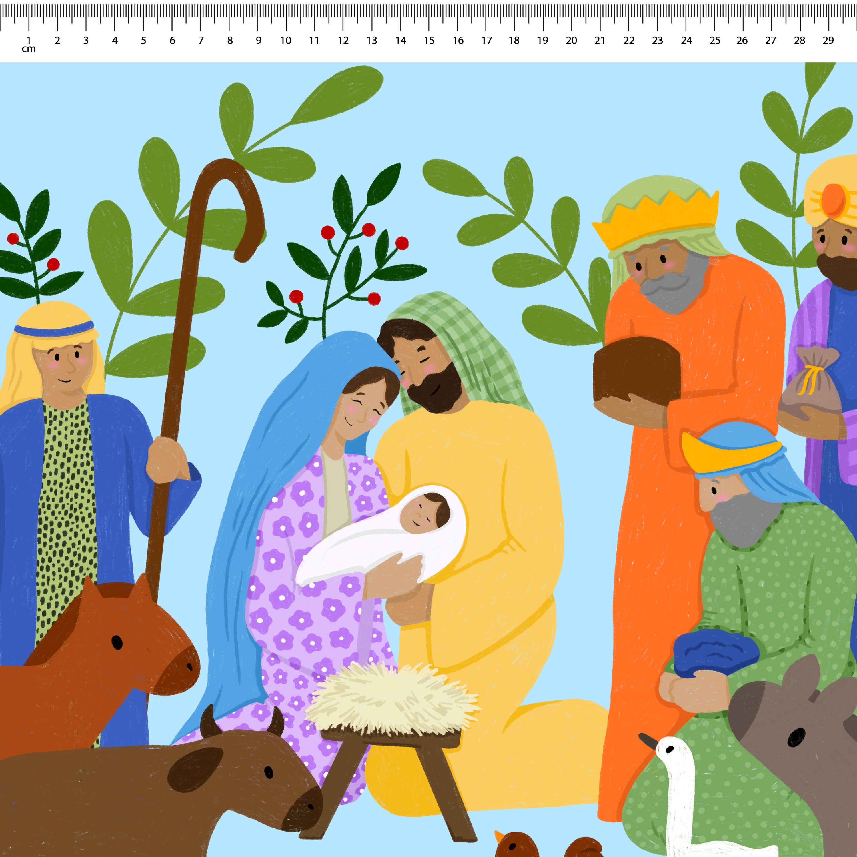Nativity Panel Preorder Fabric