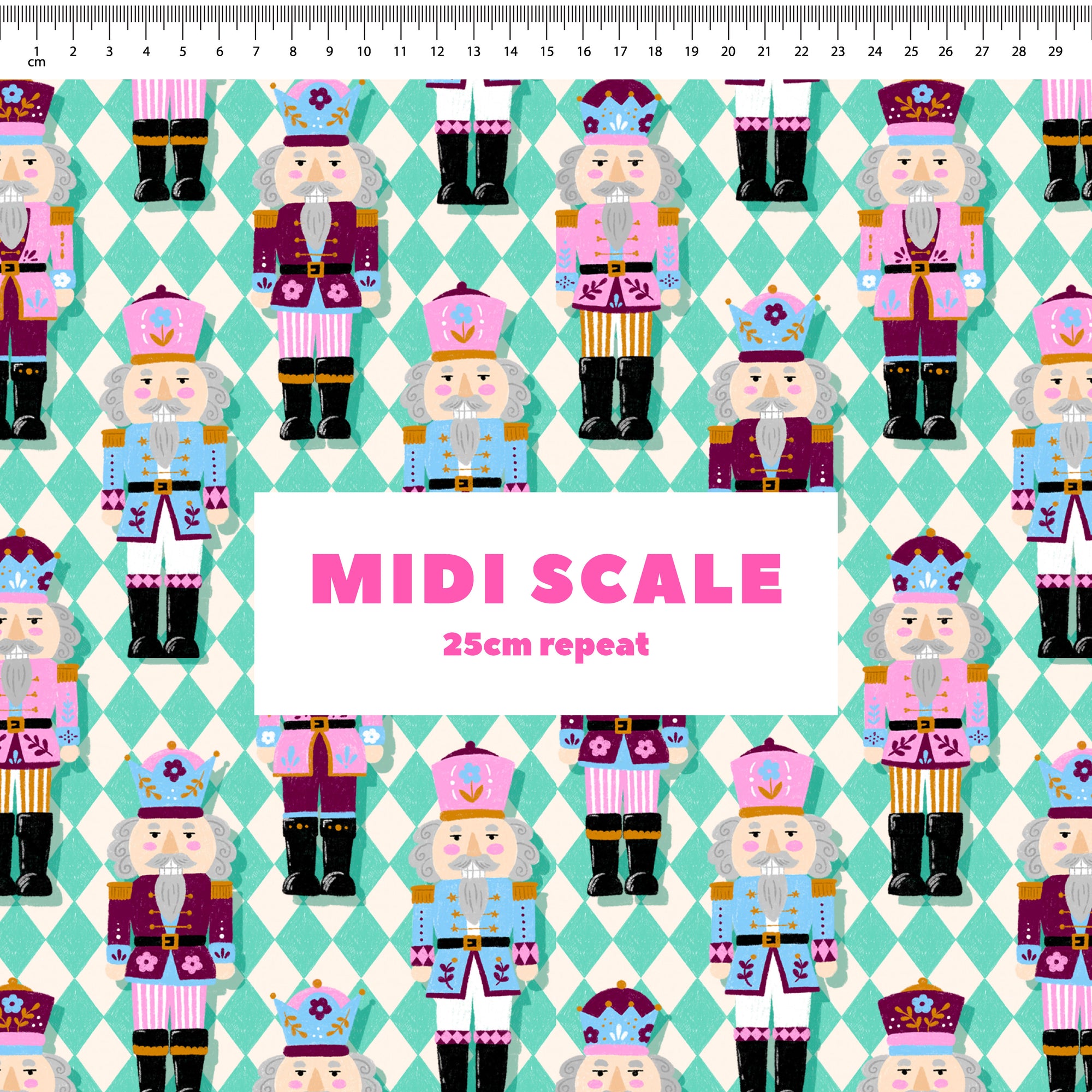 Nutcracker (Green) Preorder Fabric