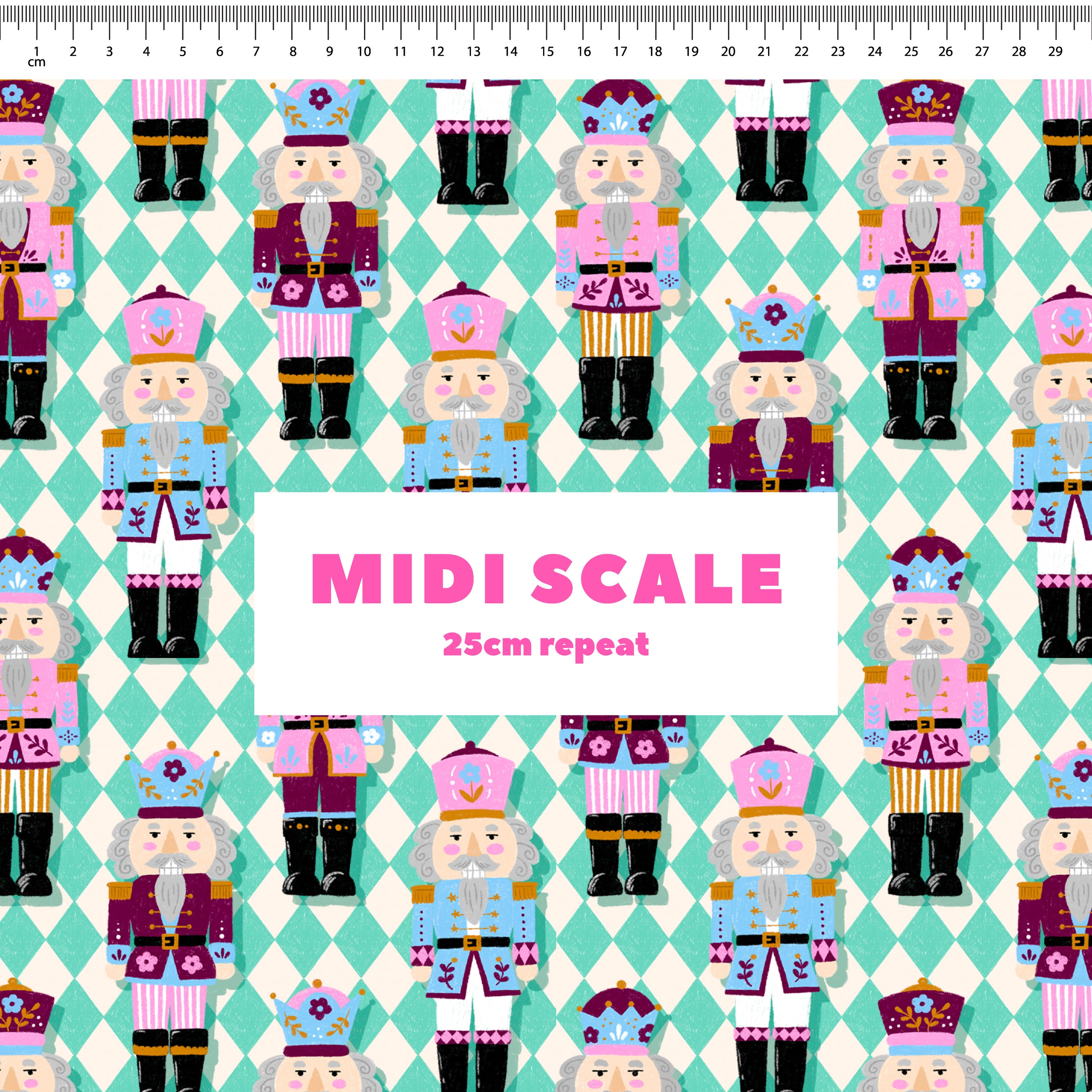 Nutcracker (Green) Preorder Fabric