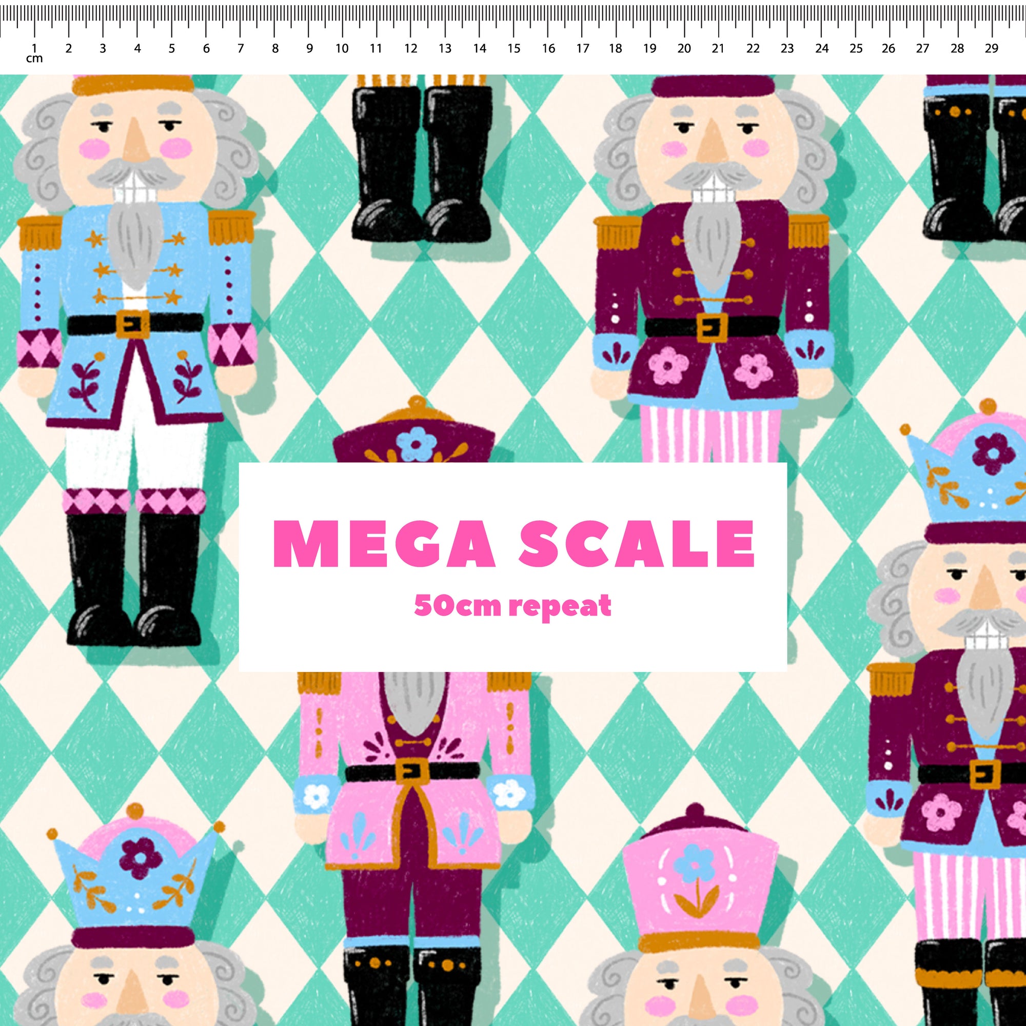 Nutcracker (Green) Preorder Fabric