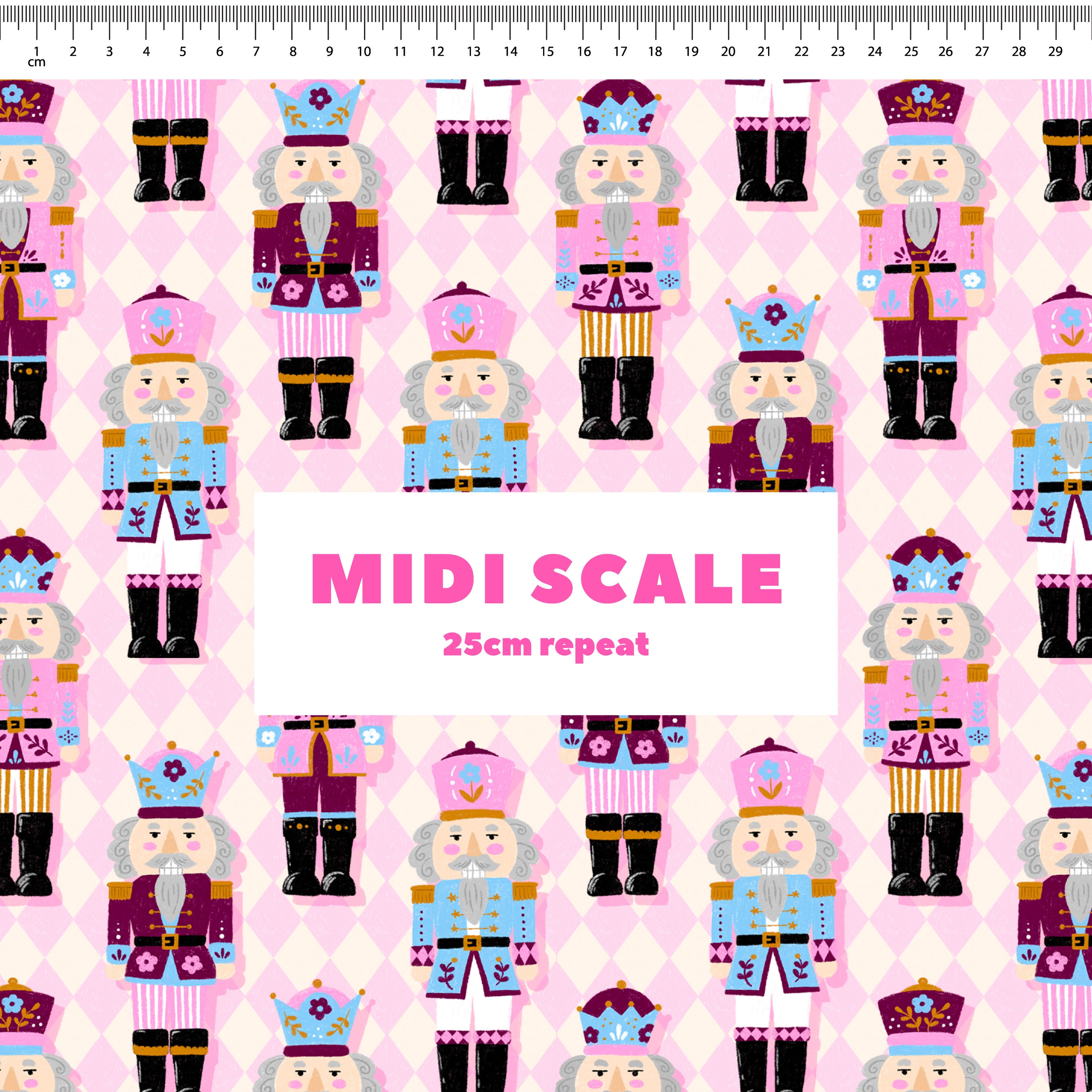 Nutcracker (Pink) Preorder Fabric