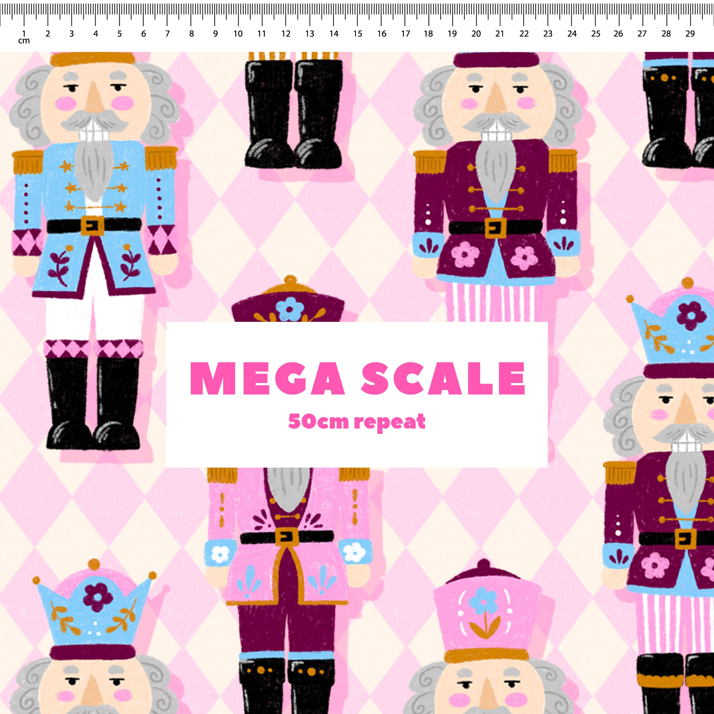 Nutcracker (Pink) Preorder Fabric