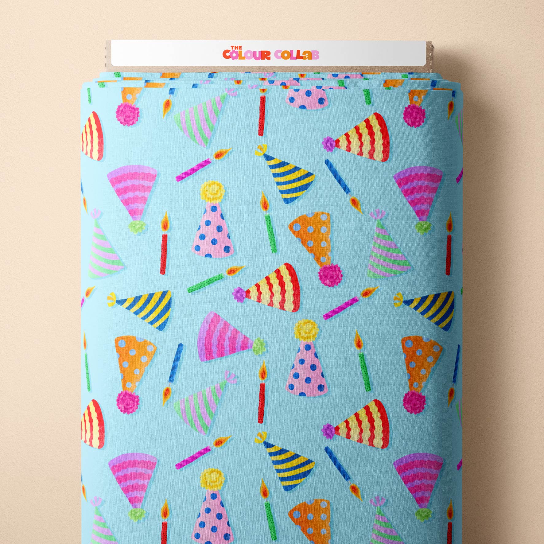 Preorder Fabric: Party Time (Blue)