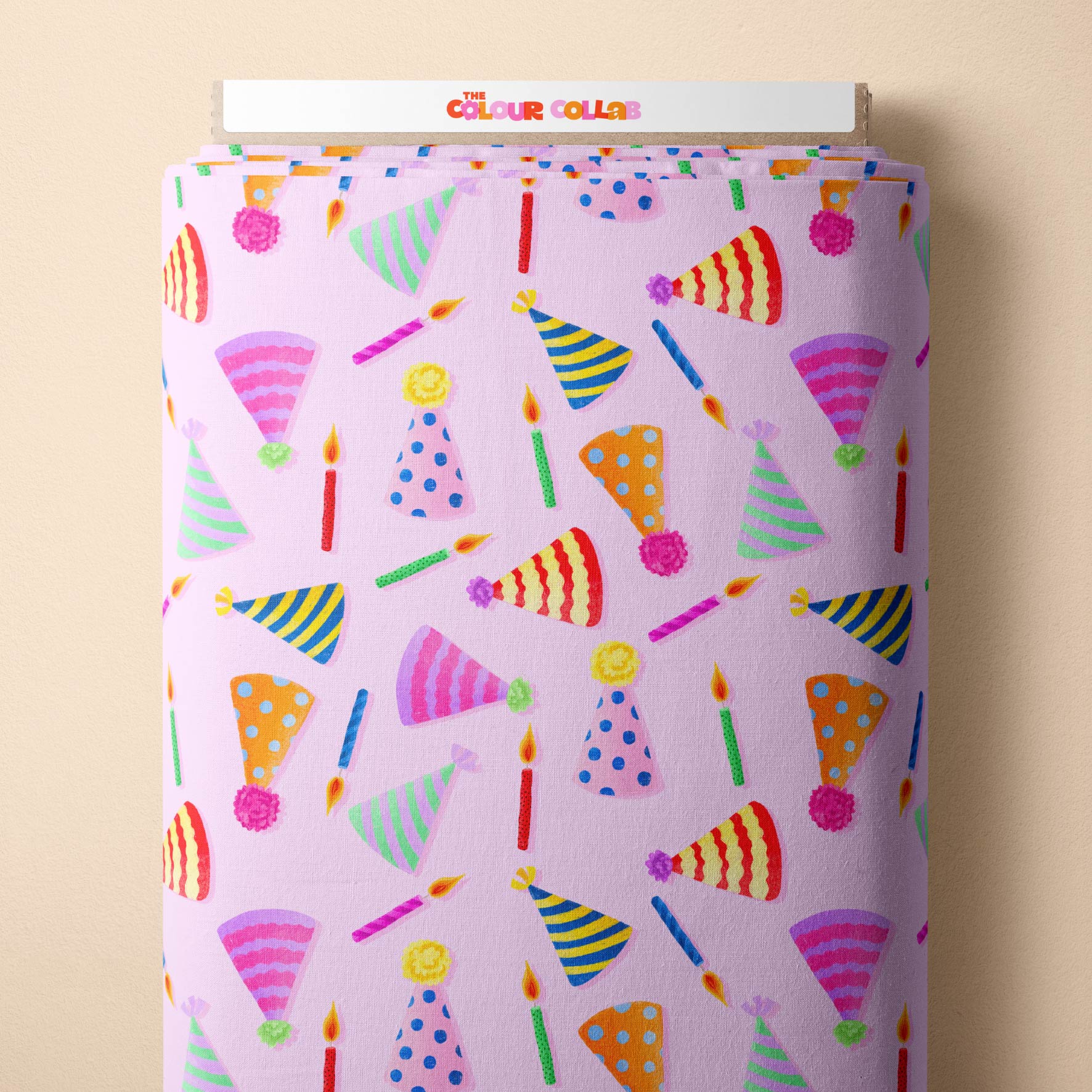 Preorder Fabric: Party Time (Pink)