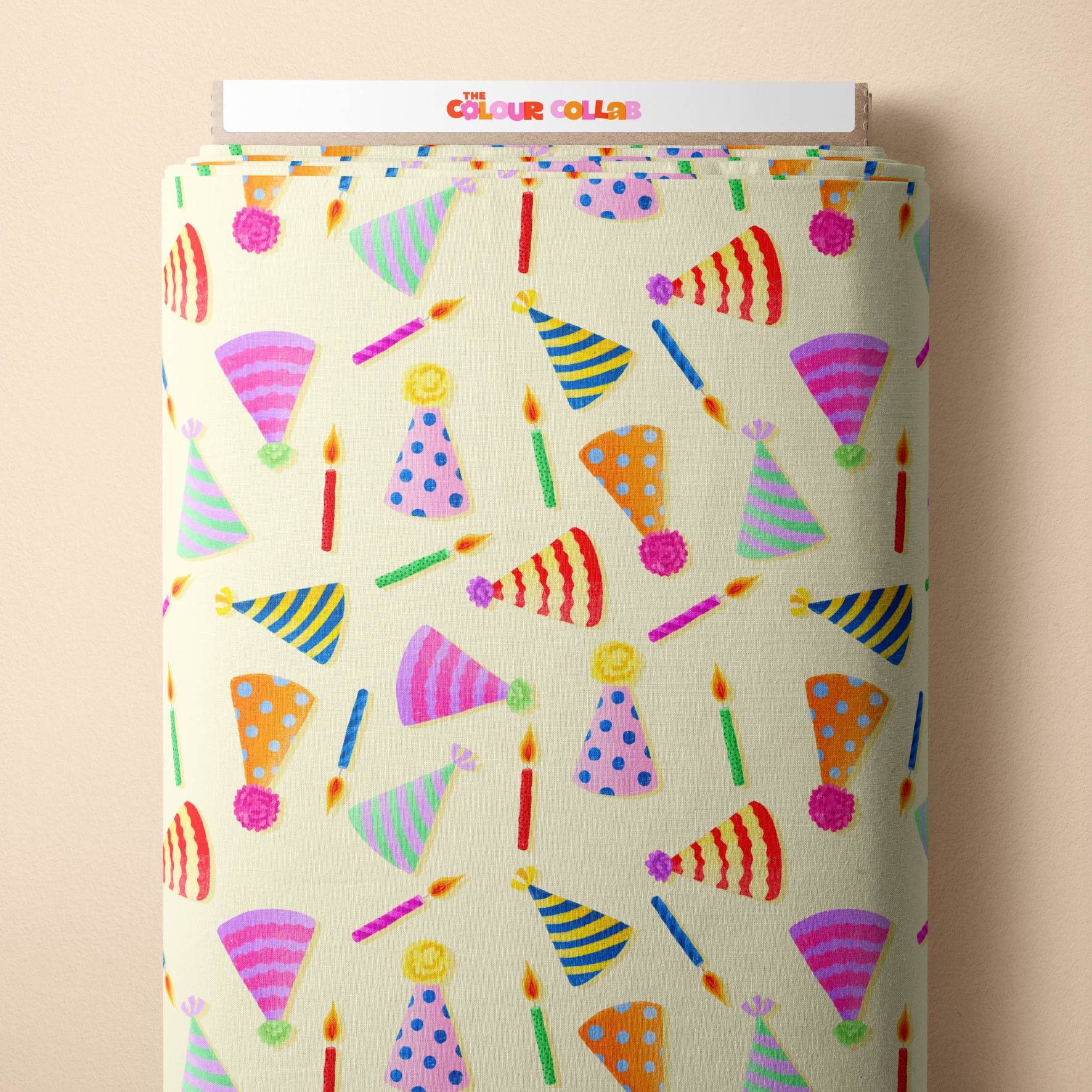 Preorder Fabric: Party Time (Yellow)