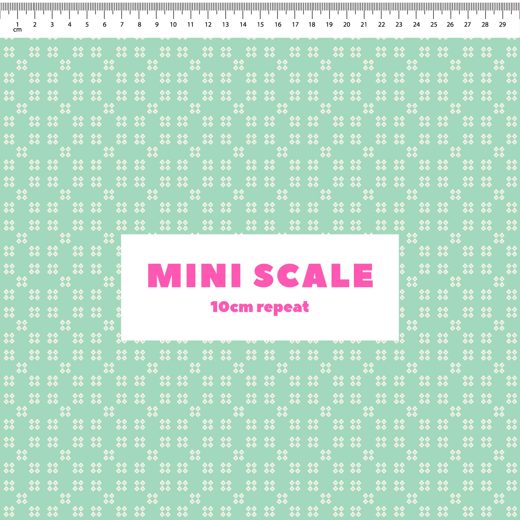 Patchwork Floral (Mint) Preorder Fabric by New Kid Club