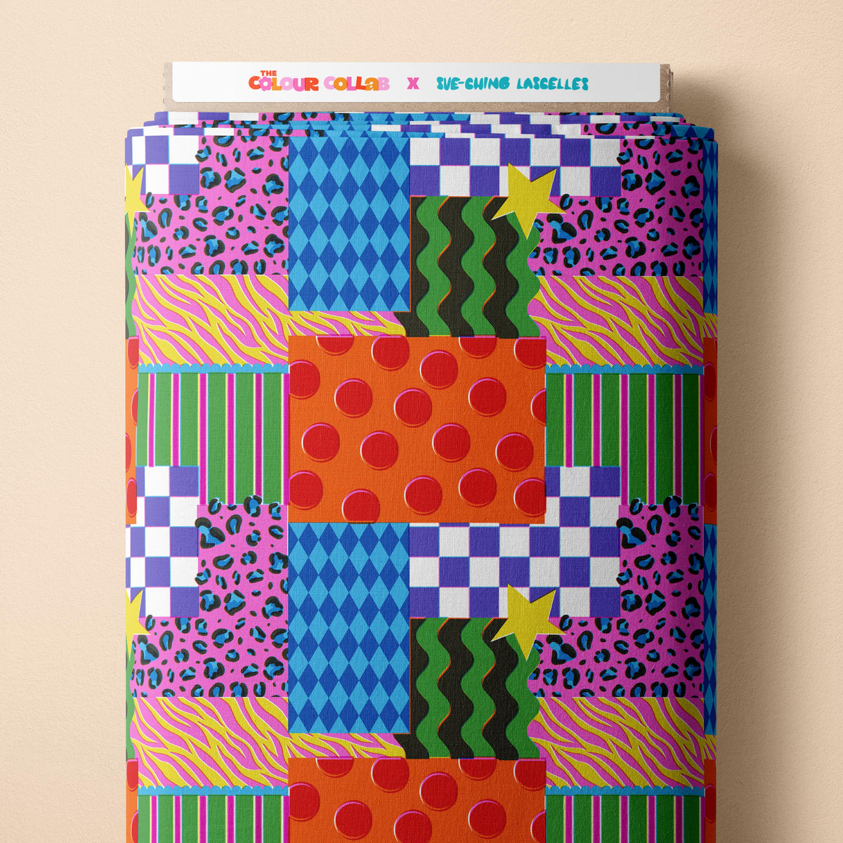Patchwork Parade Preorder Fabric by Sue-Ching Lascelles