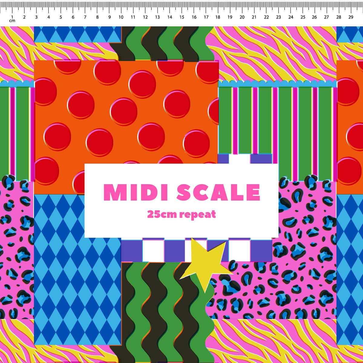 Patchwork Parade Preorder Fabric by Sue-Ching Lascelles