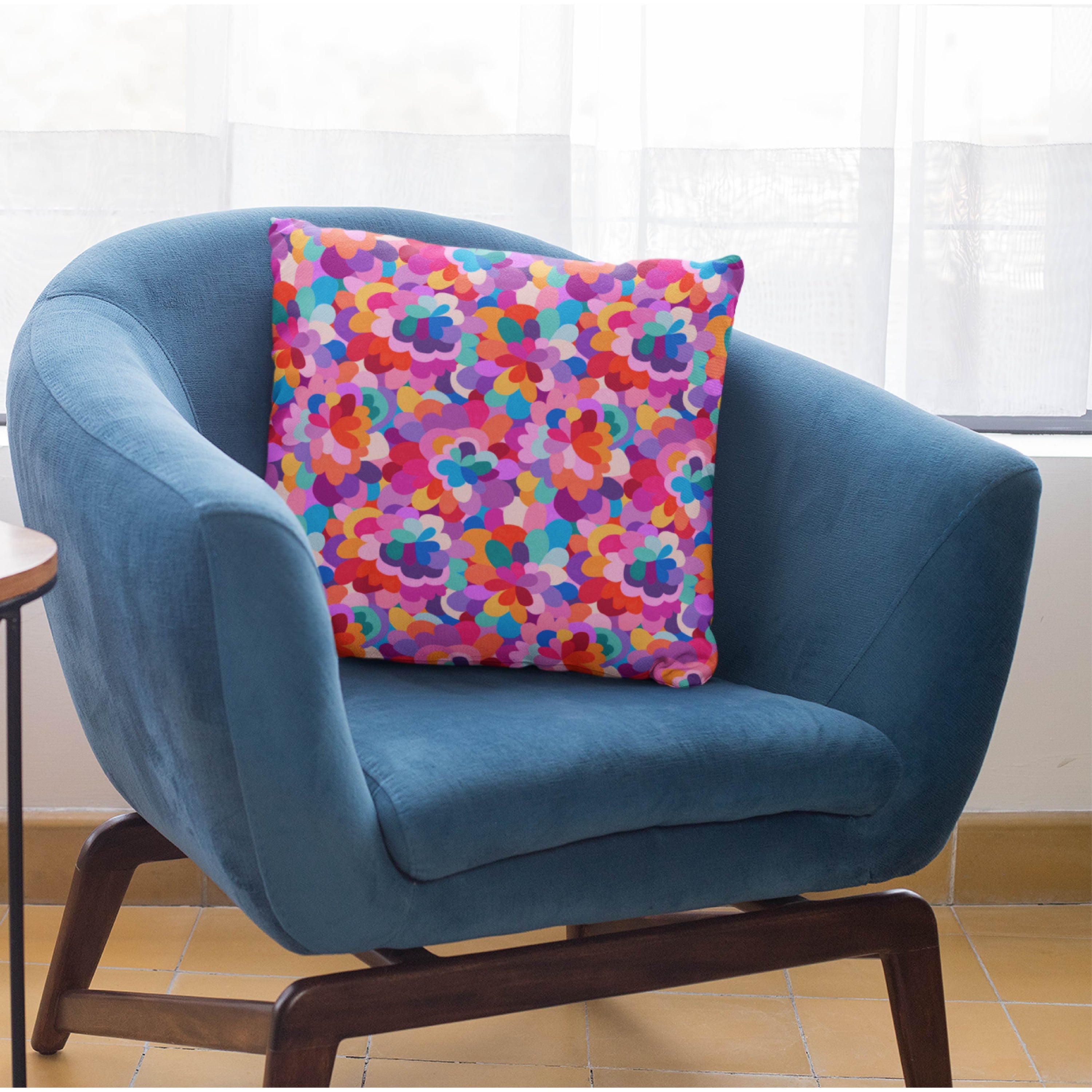 Petal Pallet (Multi) colourful printed fabric by Rachel Parker