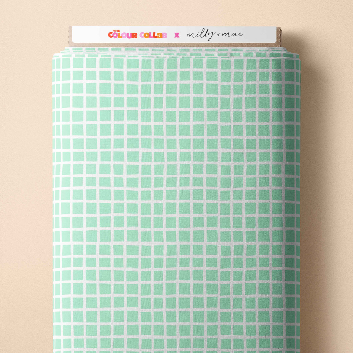 Picnic Grid Preorder Fabric by Milly + Mae