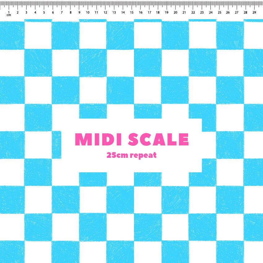 Preorder: Plain Checkers (Light Blue)