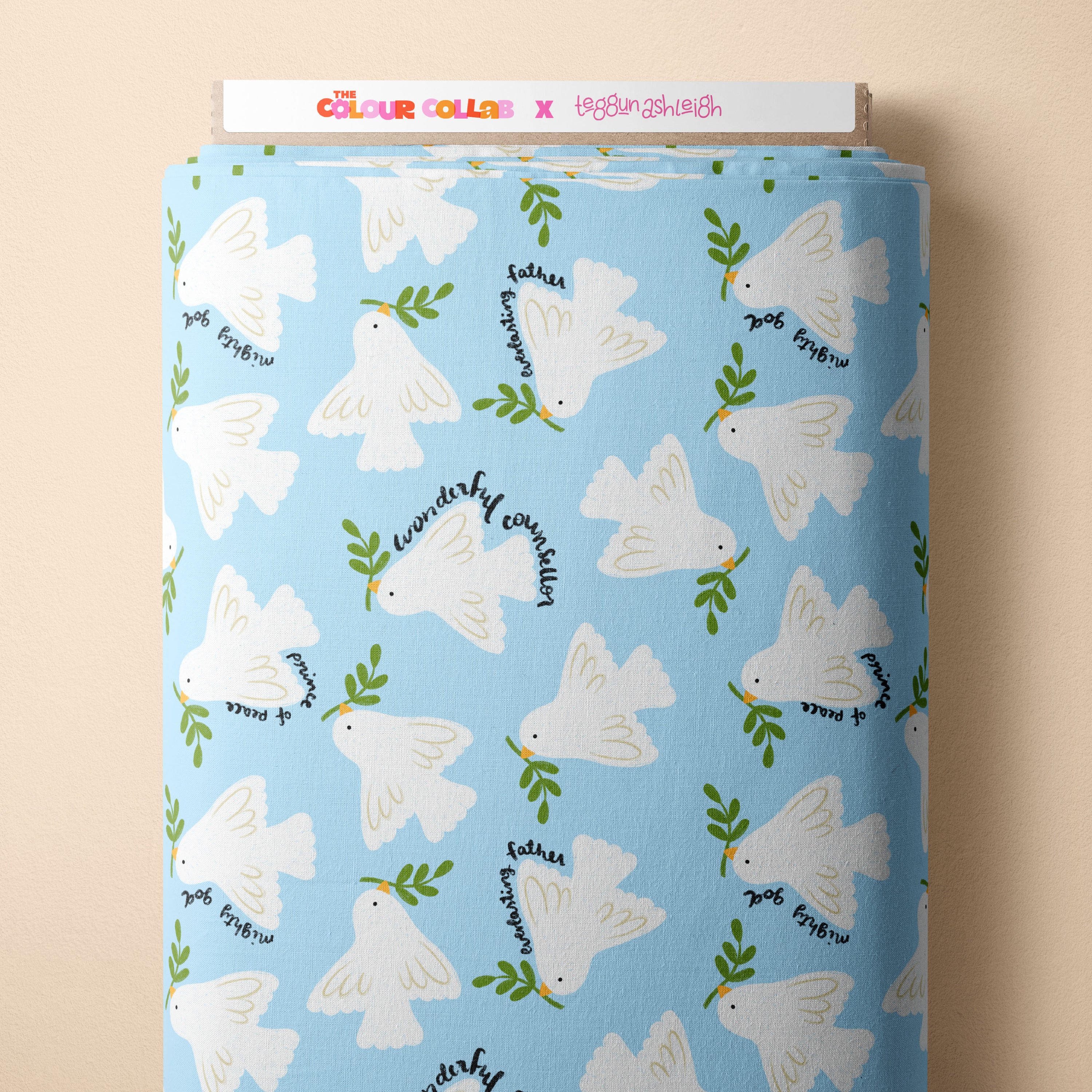 Prince Of Peace (Blue) Preorder Fabric