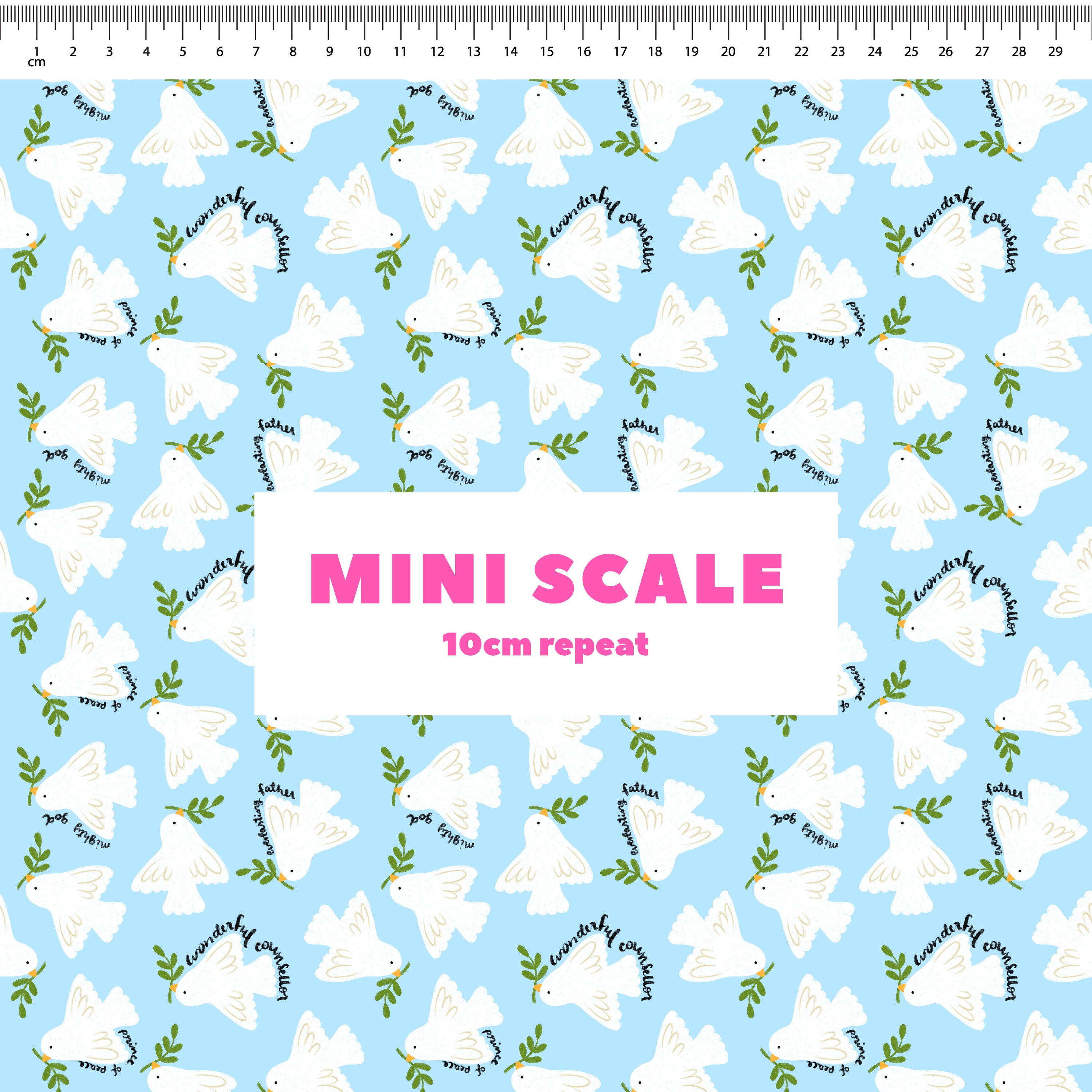 Prince Of Peace (Blue) Preorder Fabric