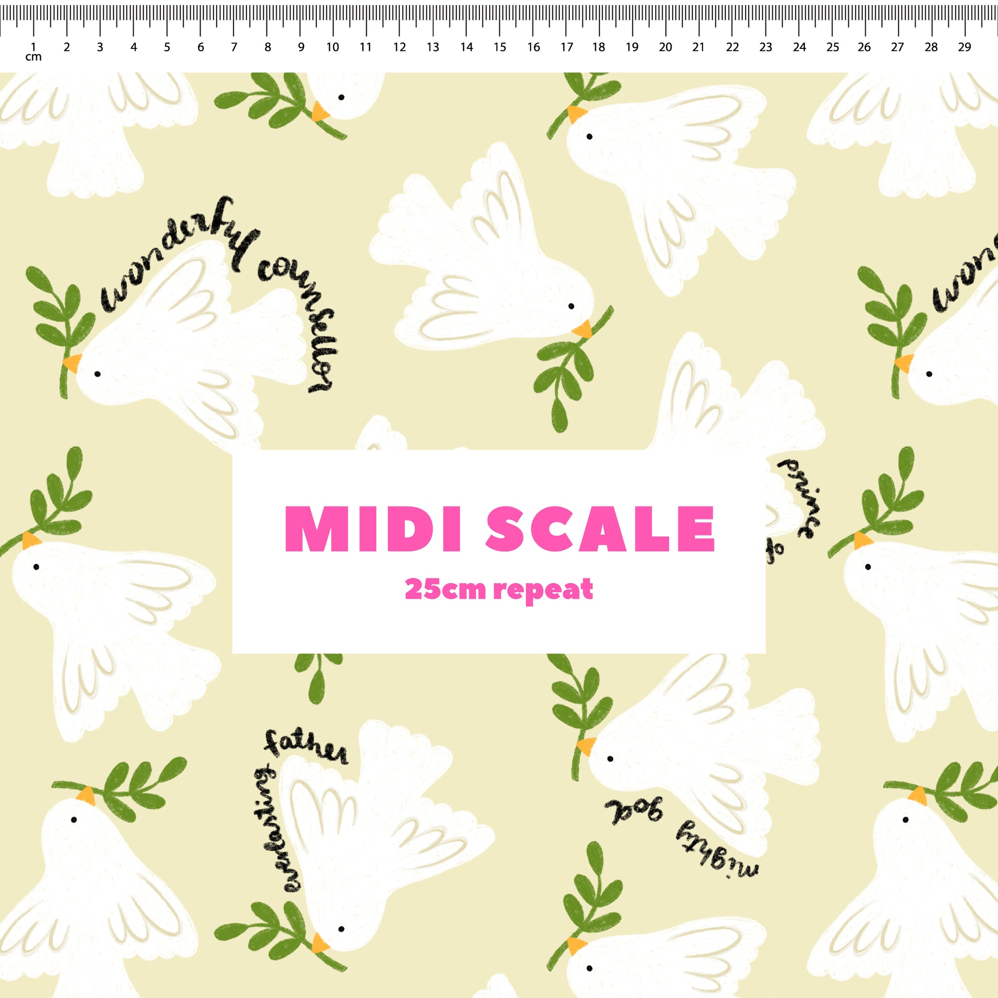 Prince Of Peace (Ivory) Preorder Fabric