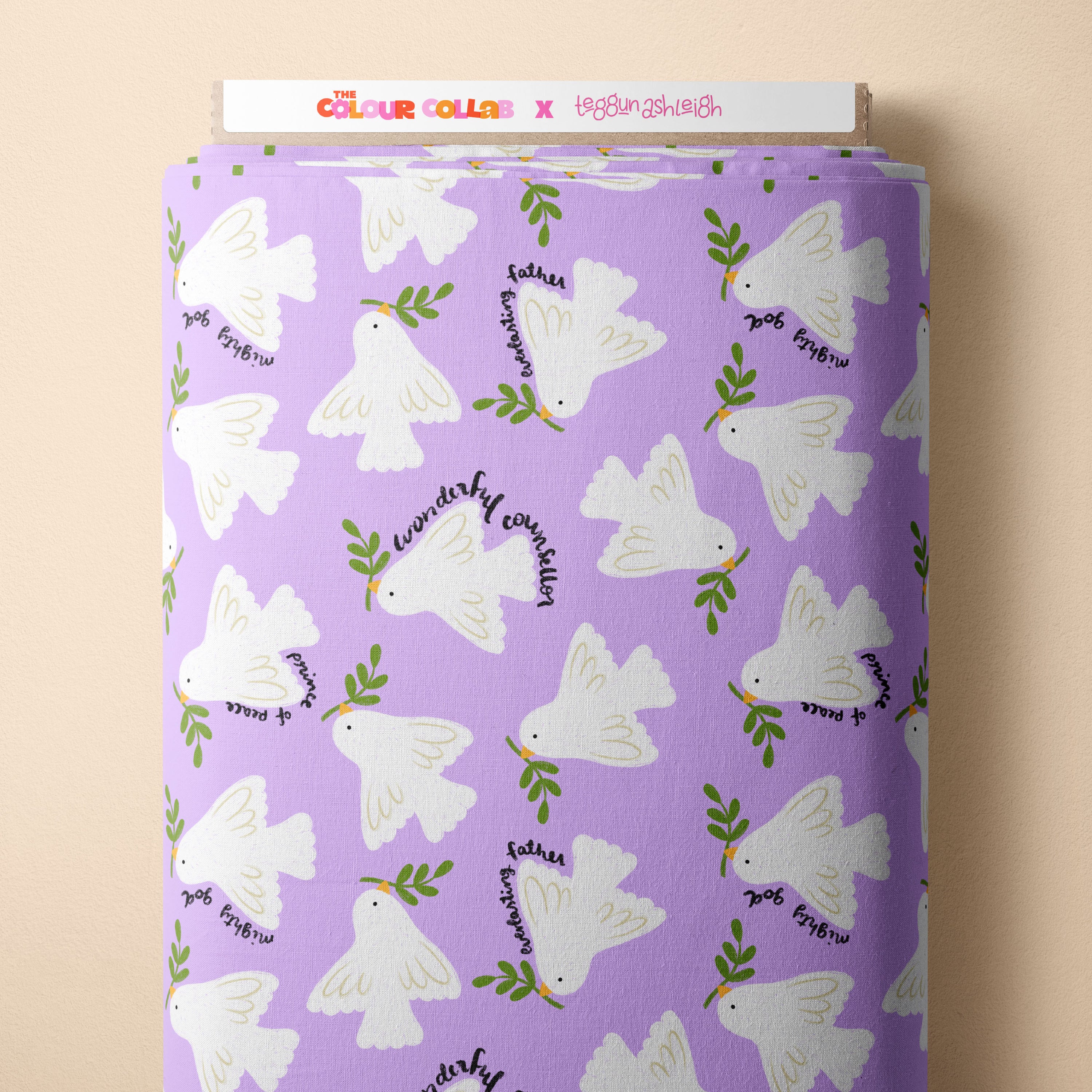 Prince Of Peace (Lilac) Preorder Fabric