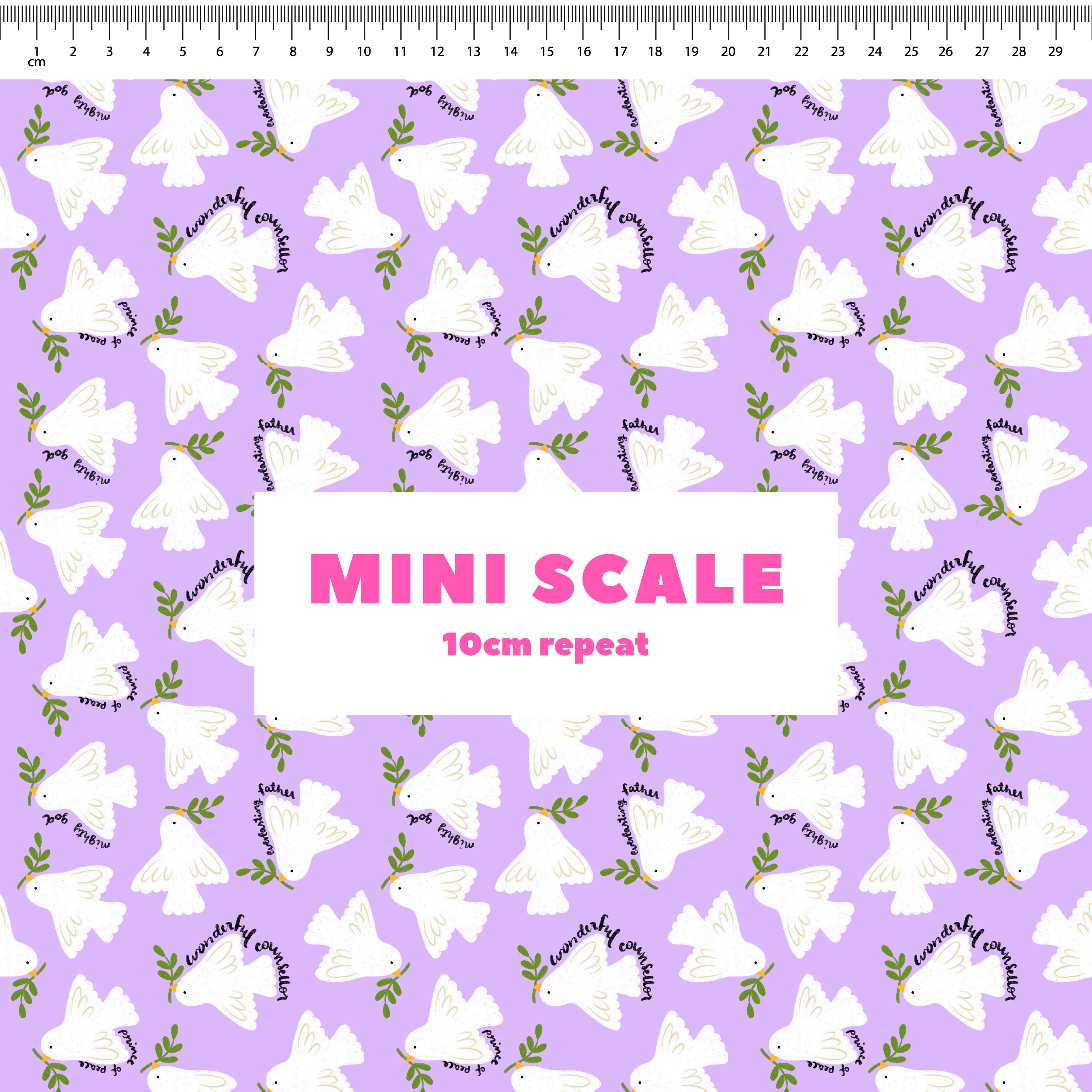 Prince Of Peace (Lilac) Preorder Fabric