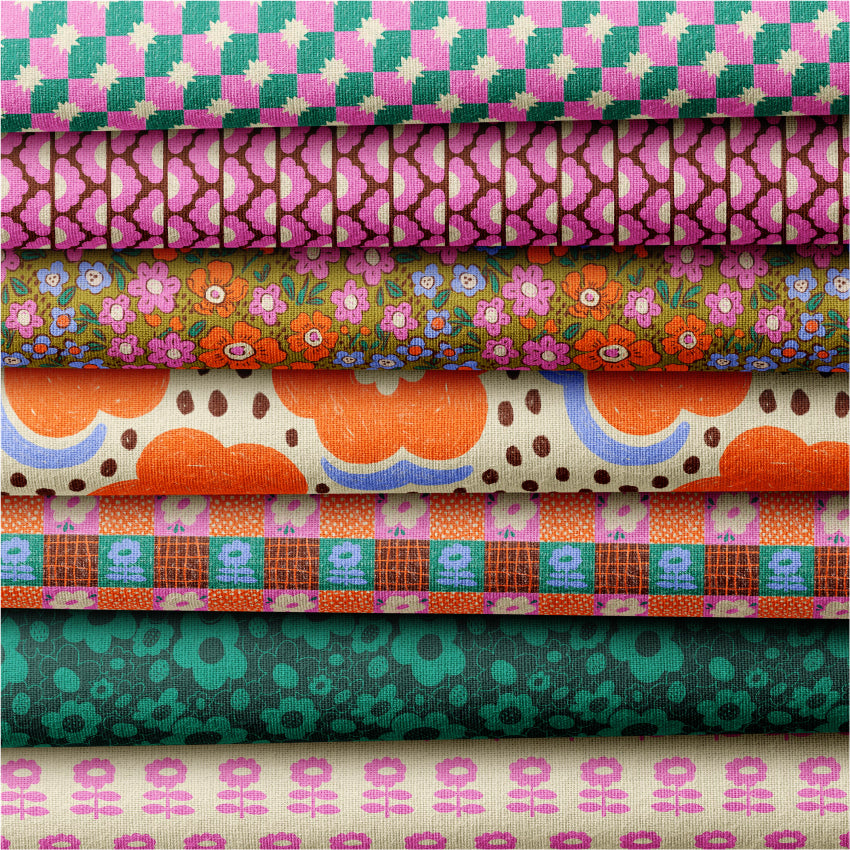 Preorder: Midnight Blooms Fat Quarter Pack