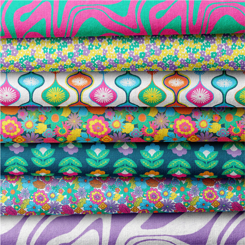 Preorder: Retro Bloomer Fat Quarter Pack