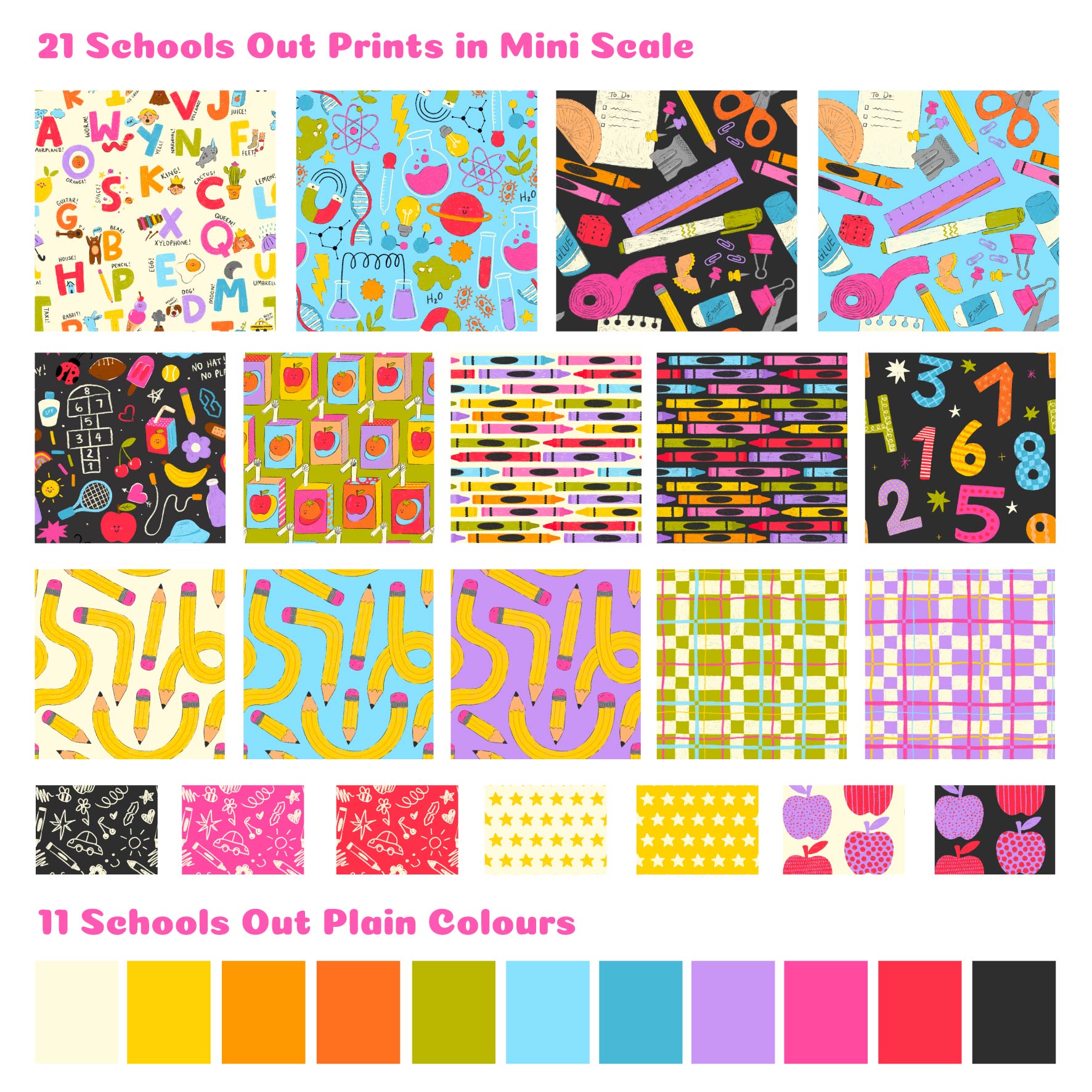 Preorder: Back To School Fat Quarter Pack