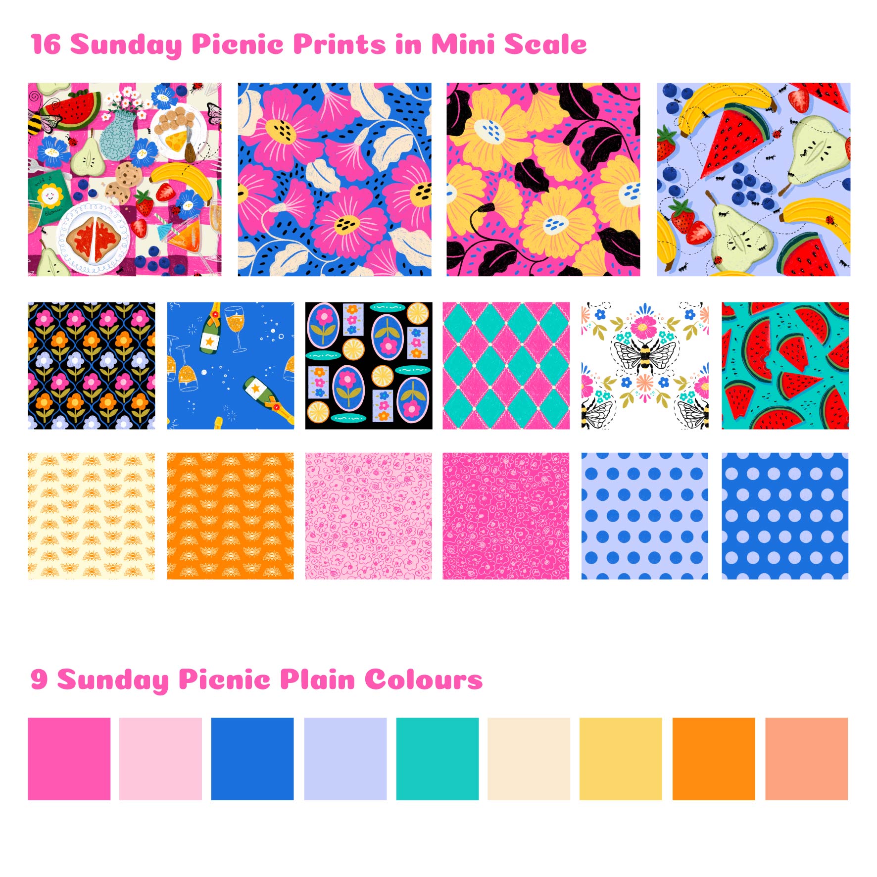 Preorder: Sunday Picnic Fat Quarter Pack