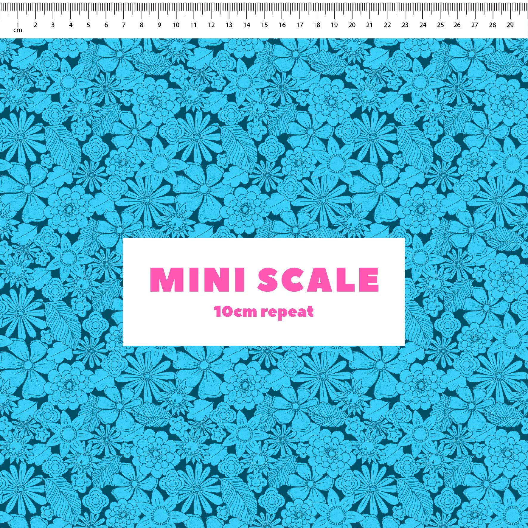 Preorder: Retro Florals (Blue)