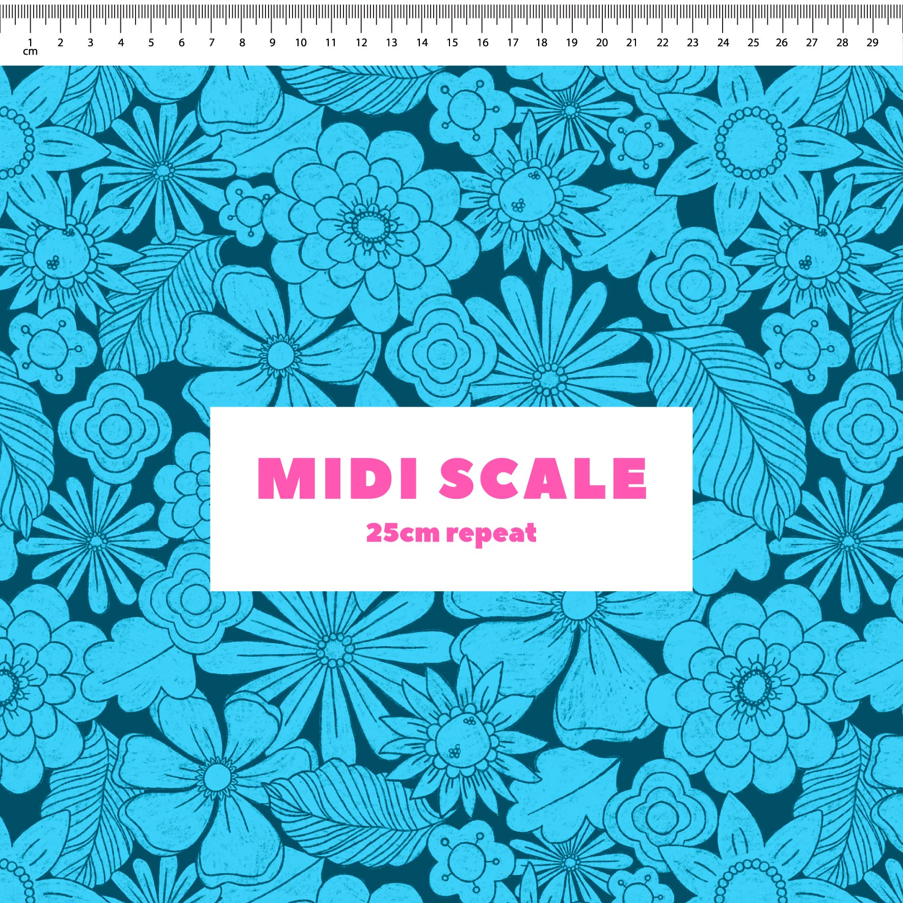 Preorder: Retro Florals (Blue)