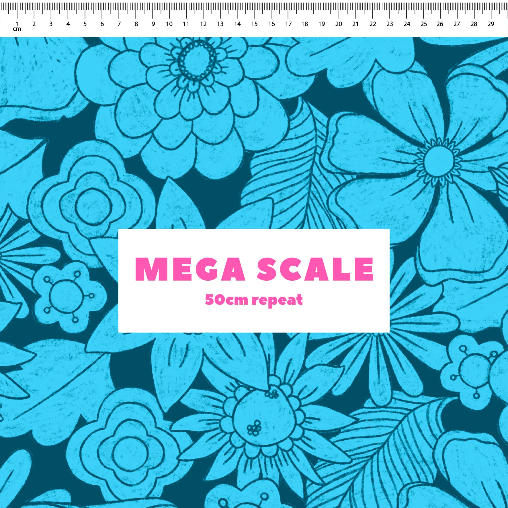 Preorder: Retro Florals (Blue)