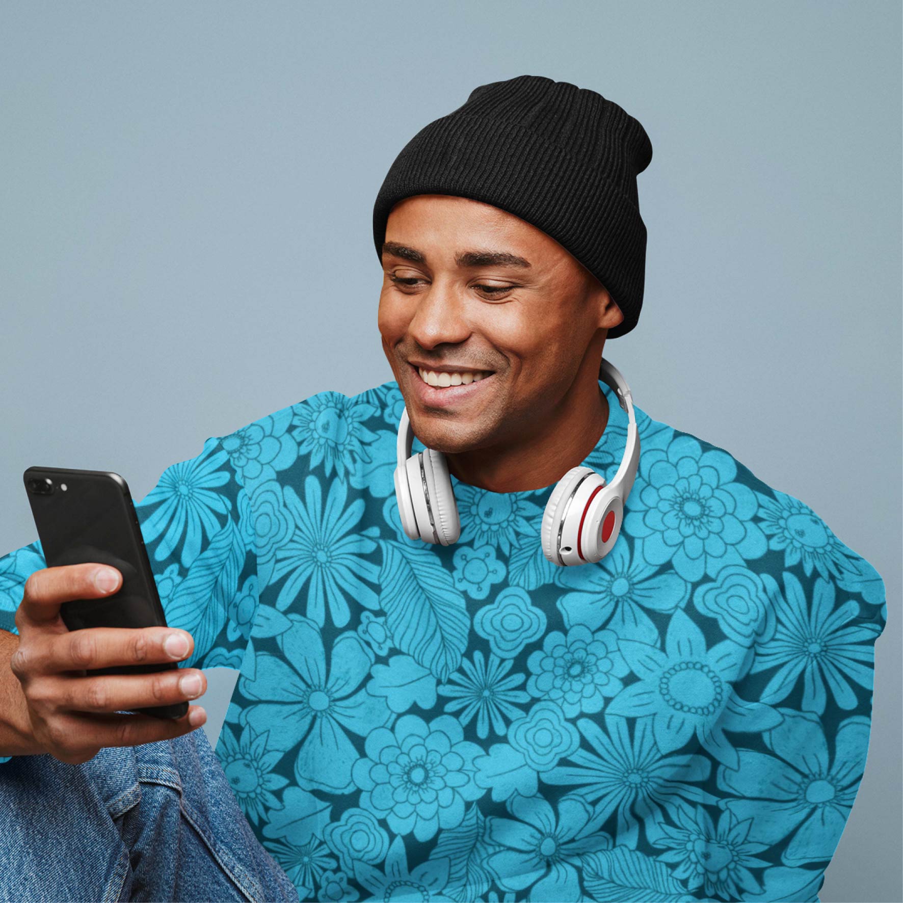 Preorder: Retro Florals (Blue)