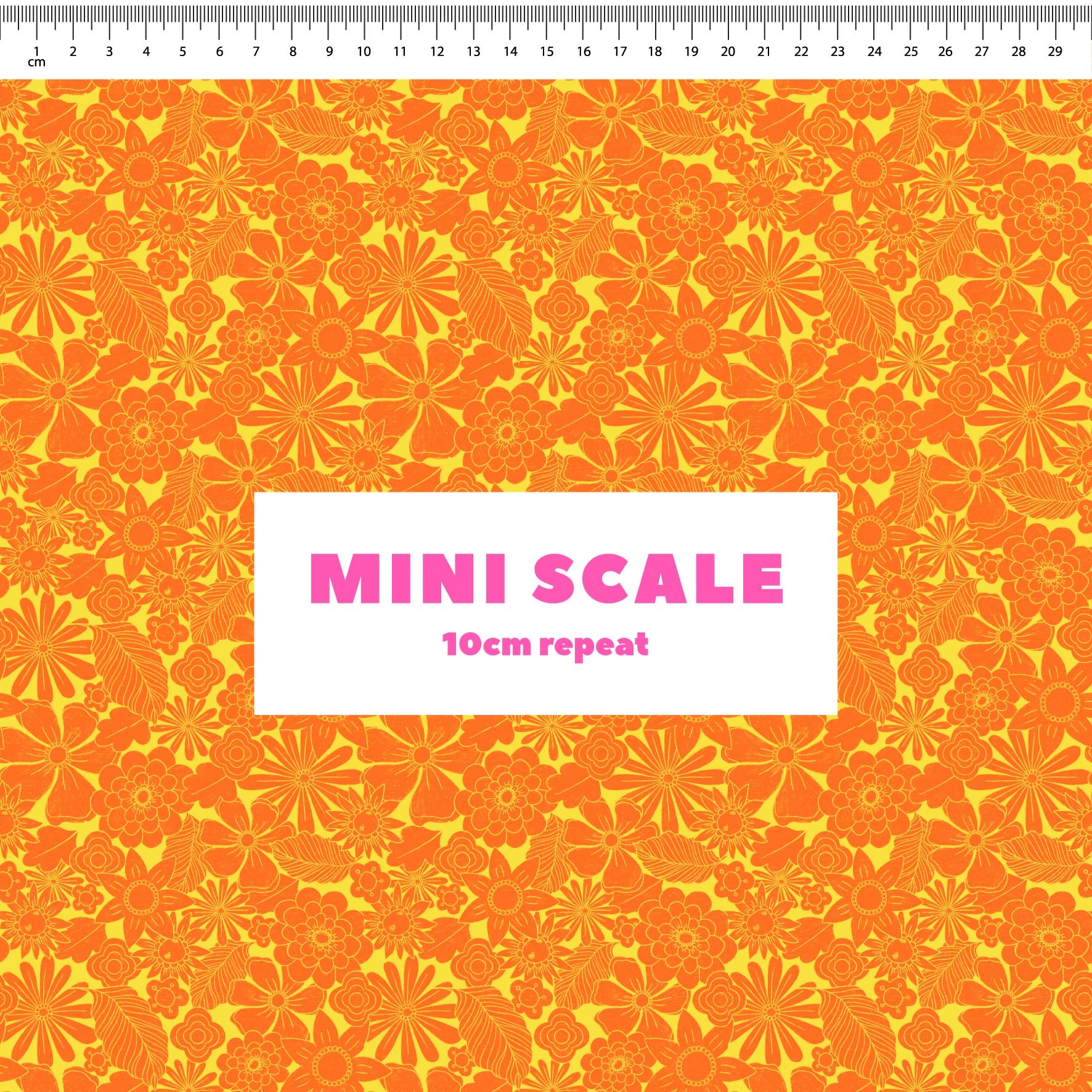 Preorder: Retro Florals (Orange)