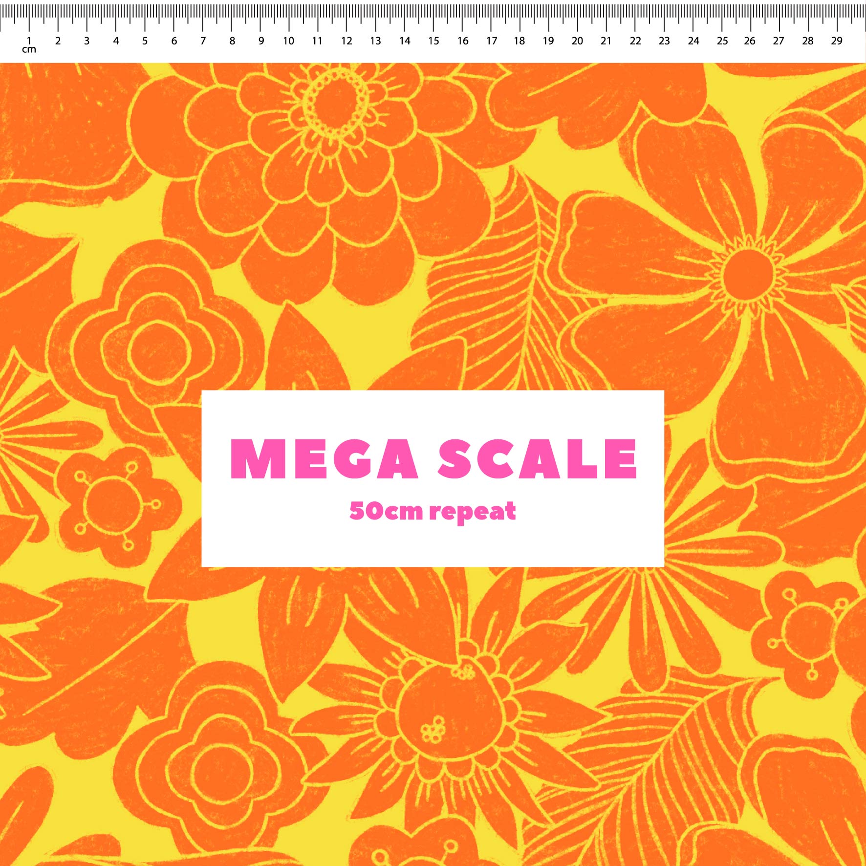 Preorder: Retro Florals (Orange)