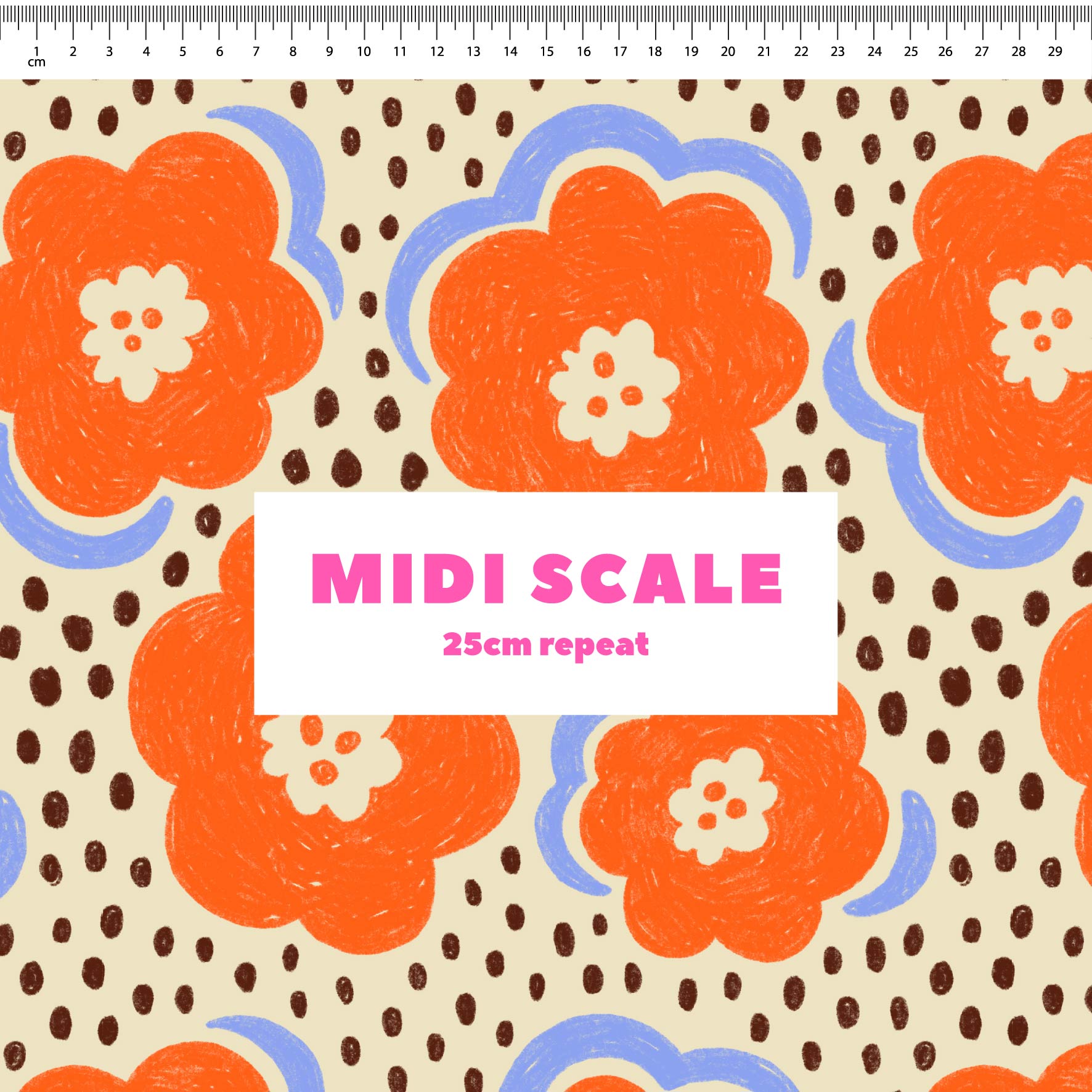 Preorder: Robyn Florals (Orange)