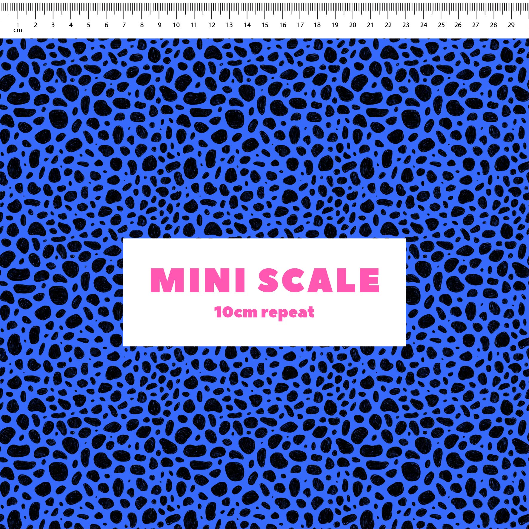 Preorder: Rock Pool (Black on Blue)